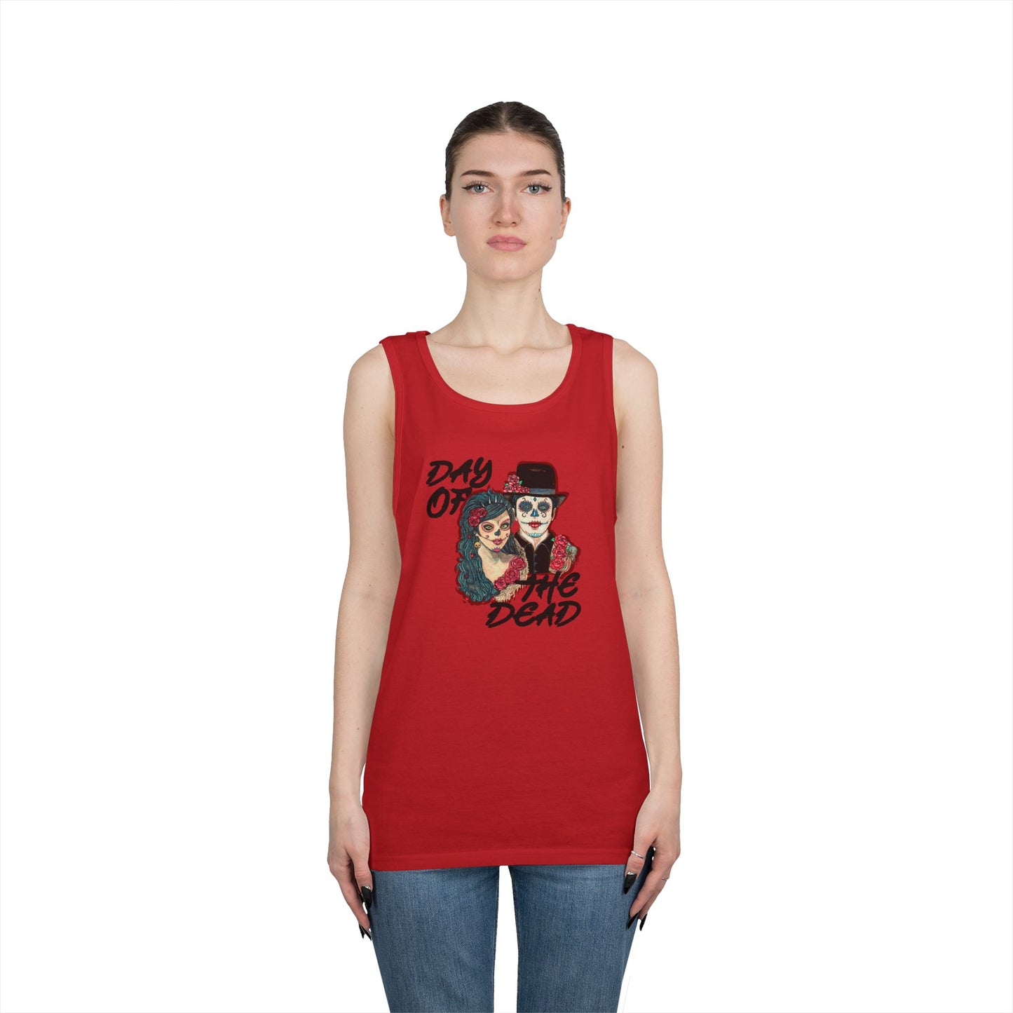 Day of the Dead Unisex Heavy Cotton Tank Top