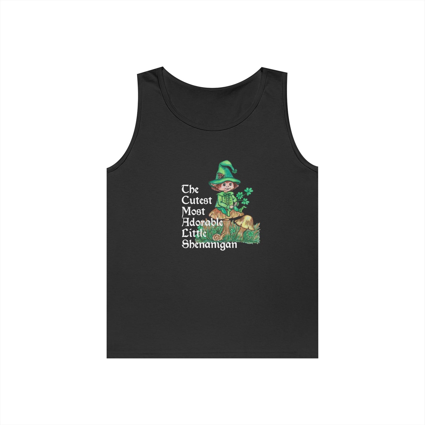 Cutest Leprechaun Unisex Heavy Cotton Tank Top