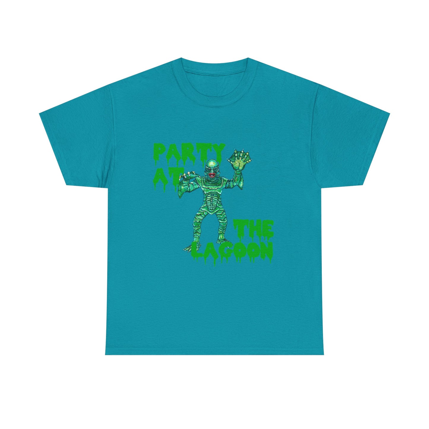 Party at the Lagoon Unisex Heavy Cotton Tee
