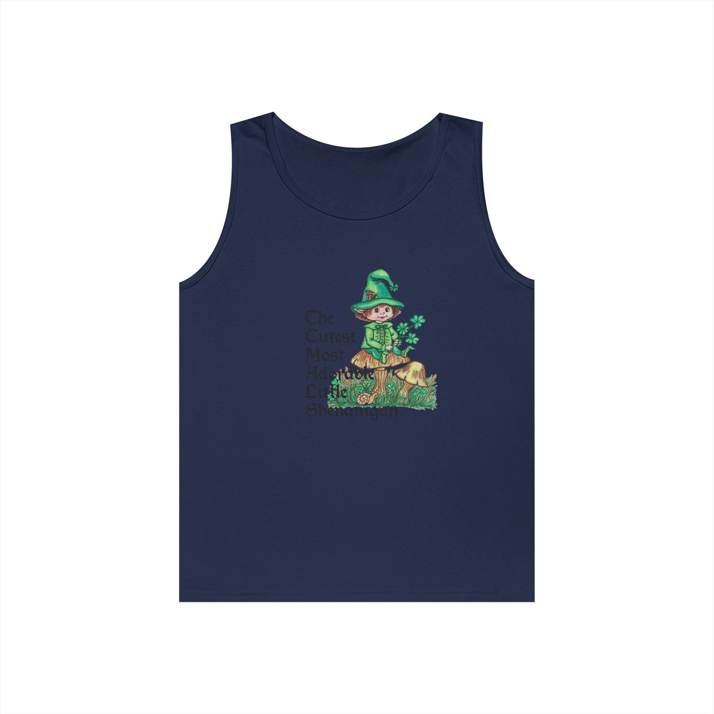 Cutest Leprechaun Unisex Heavy Cotton Tank Top
