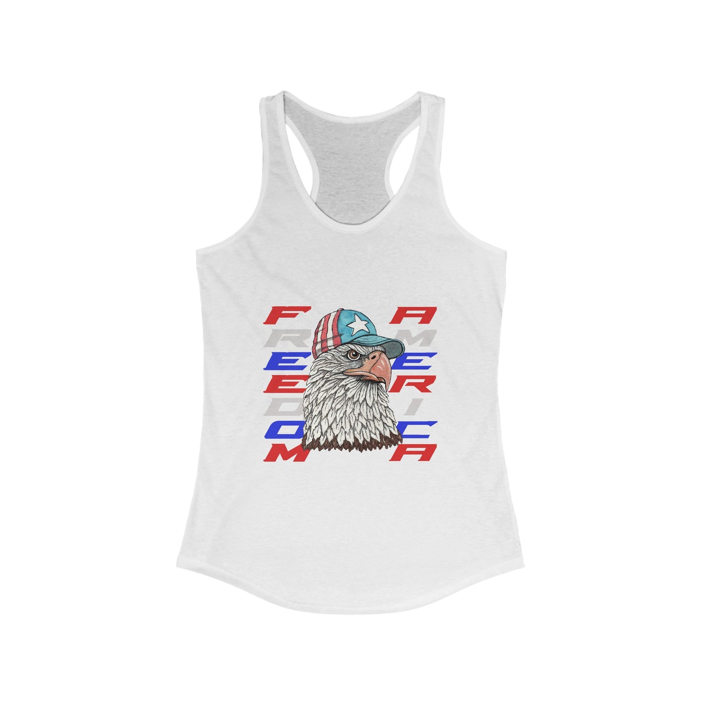 Freedom America Women's Ideal Racerback Tank