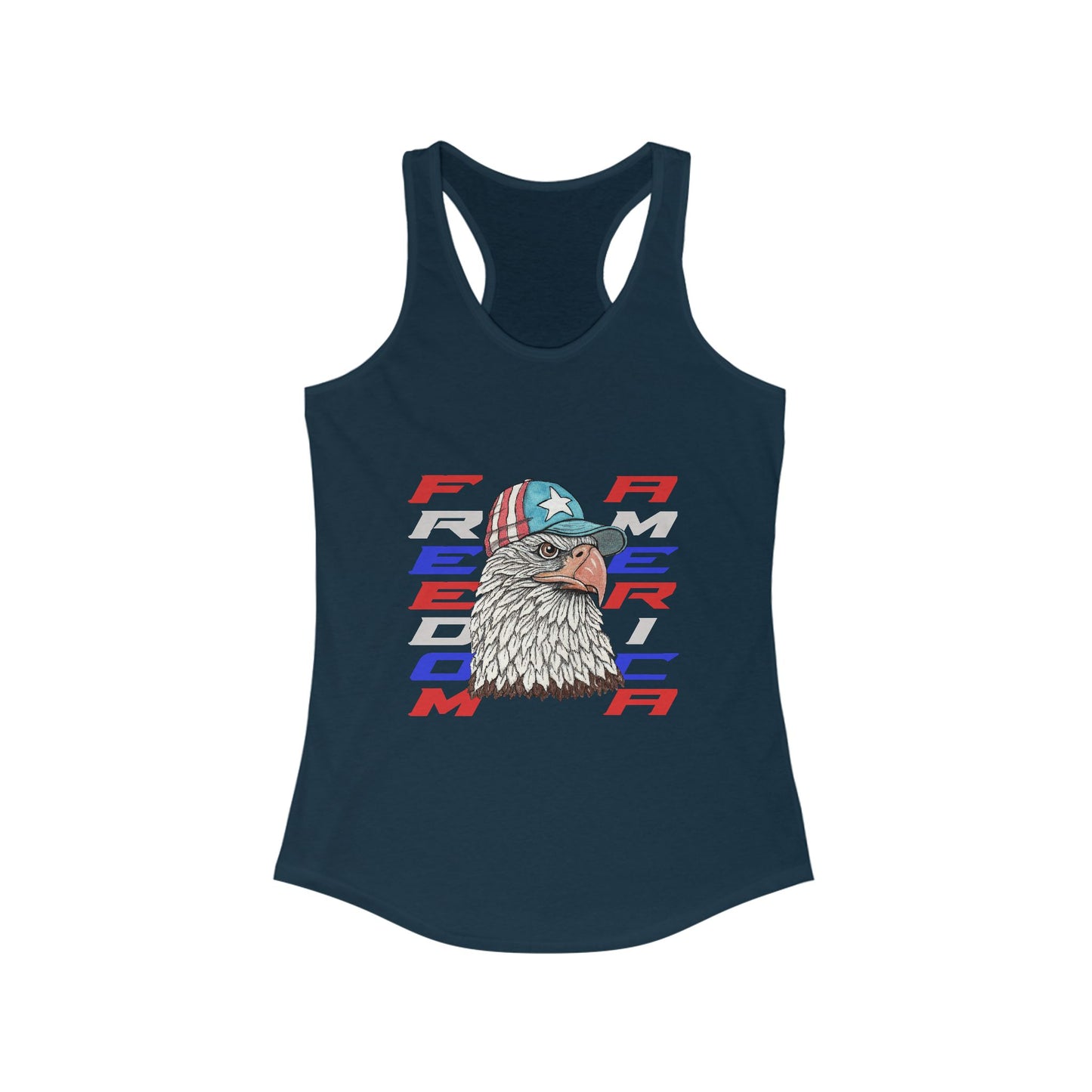 Freedom America Women's Ideal Racerback Tank