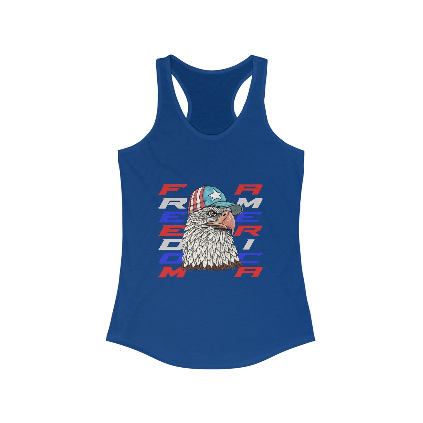 Freedom America Women's Ideal Racerback Tank