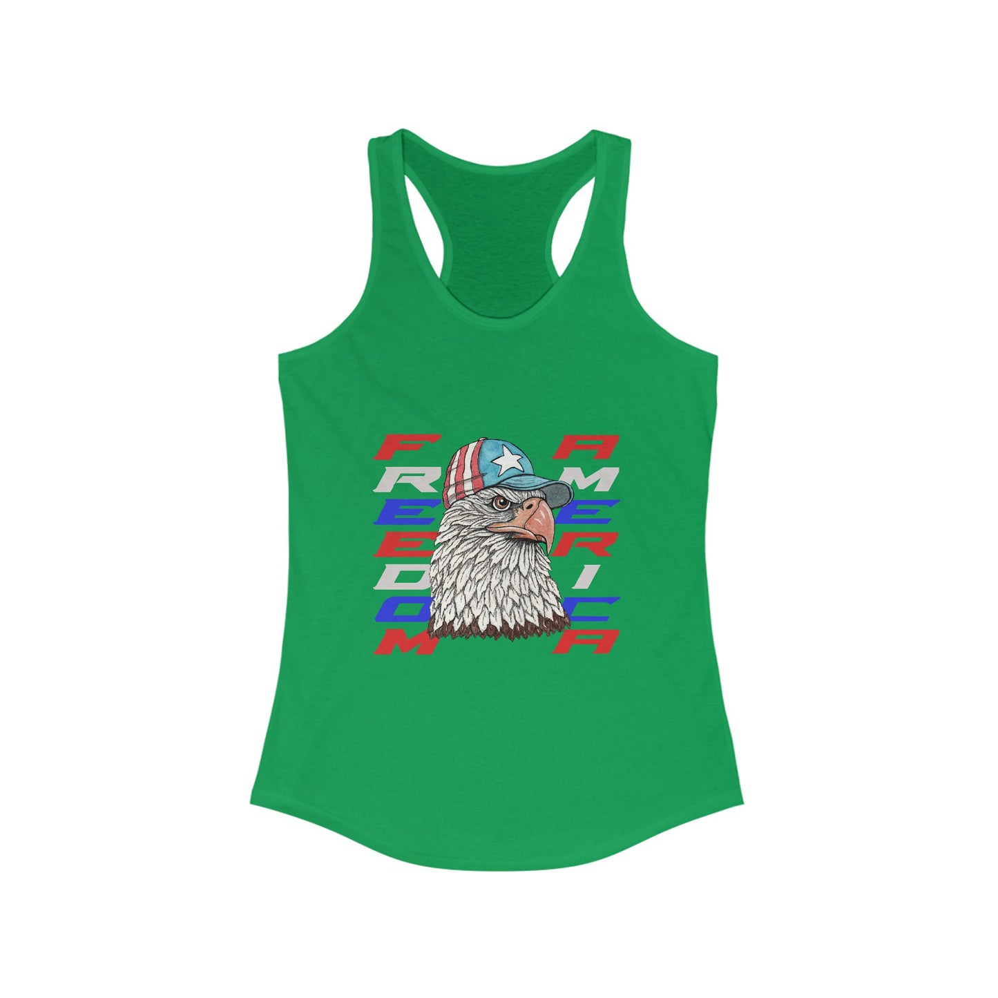 Freedom America Women's Ideal Racerback Tank