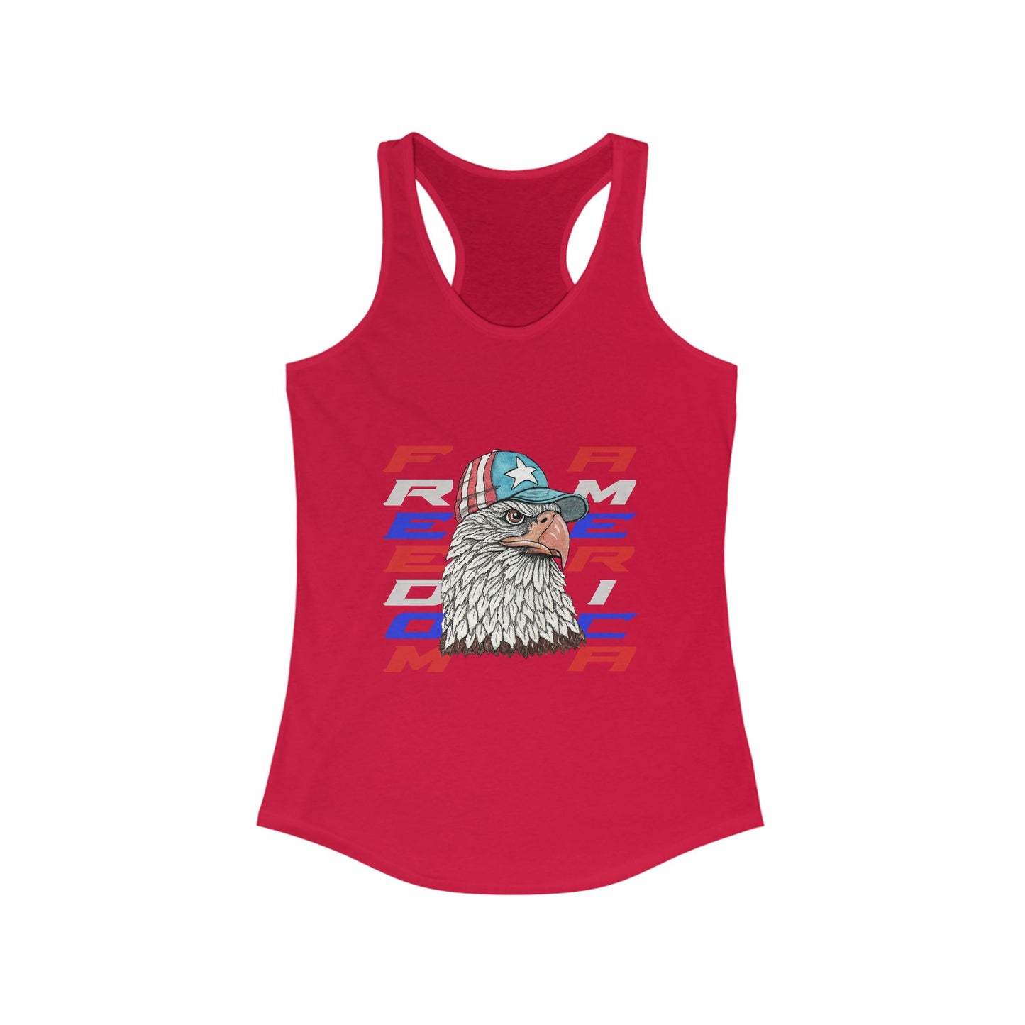 Freedom America Women's Ideal Racerback Tank