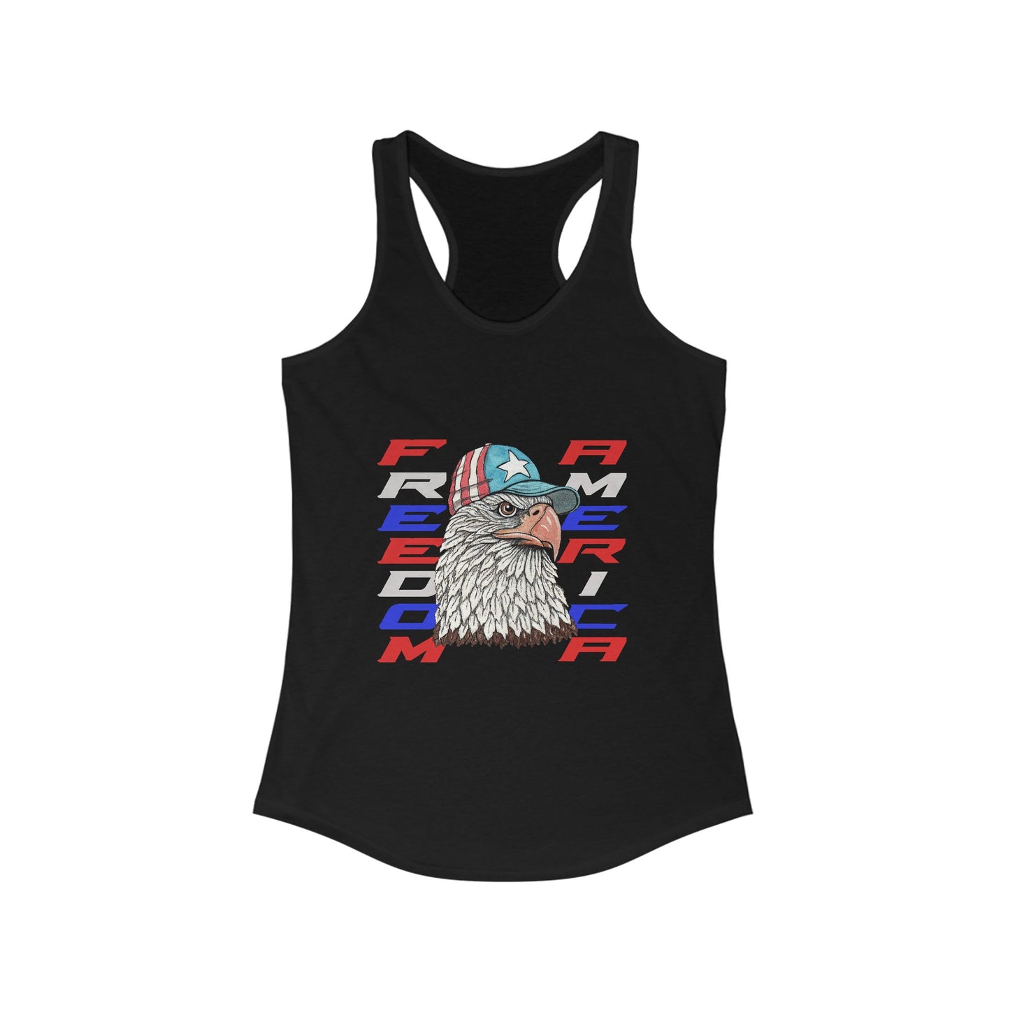 Freedom America Women's Ideal Racerback Tank