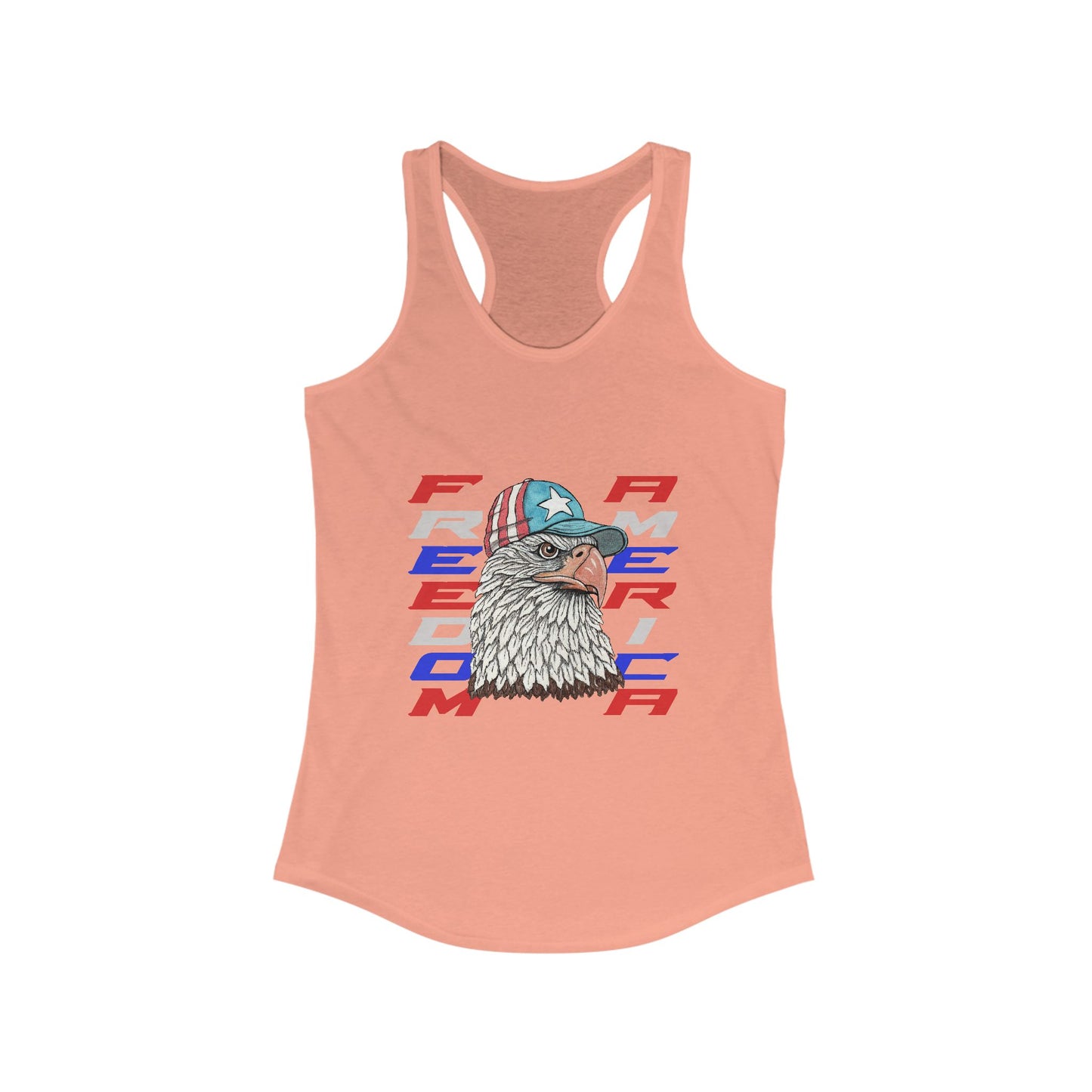 Freedom America Women's Ideal Racerback Tank