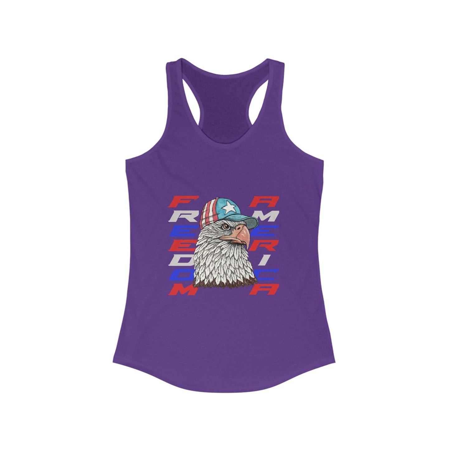 Freedom America Women's Ideal Racerback Tank