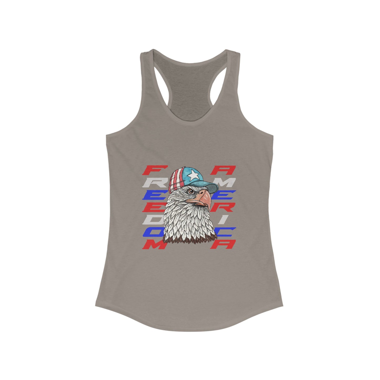 Freedom America Women's Ideal Racerback Tank