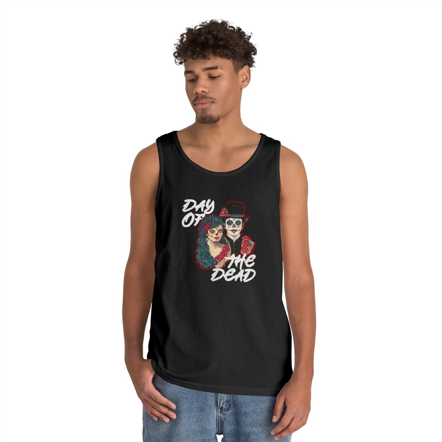 Day of the Dead Unisex Heavy Cotton Tank Top