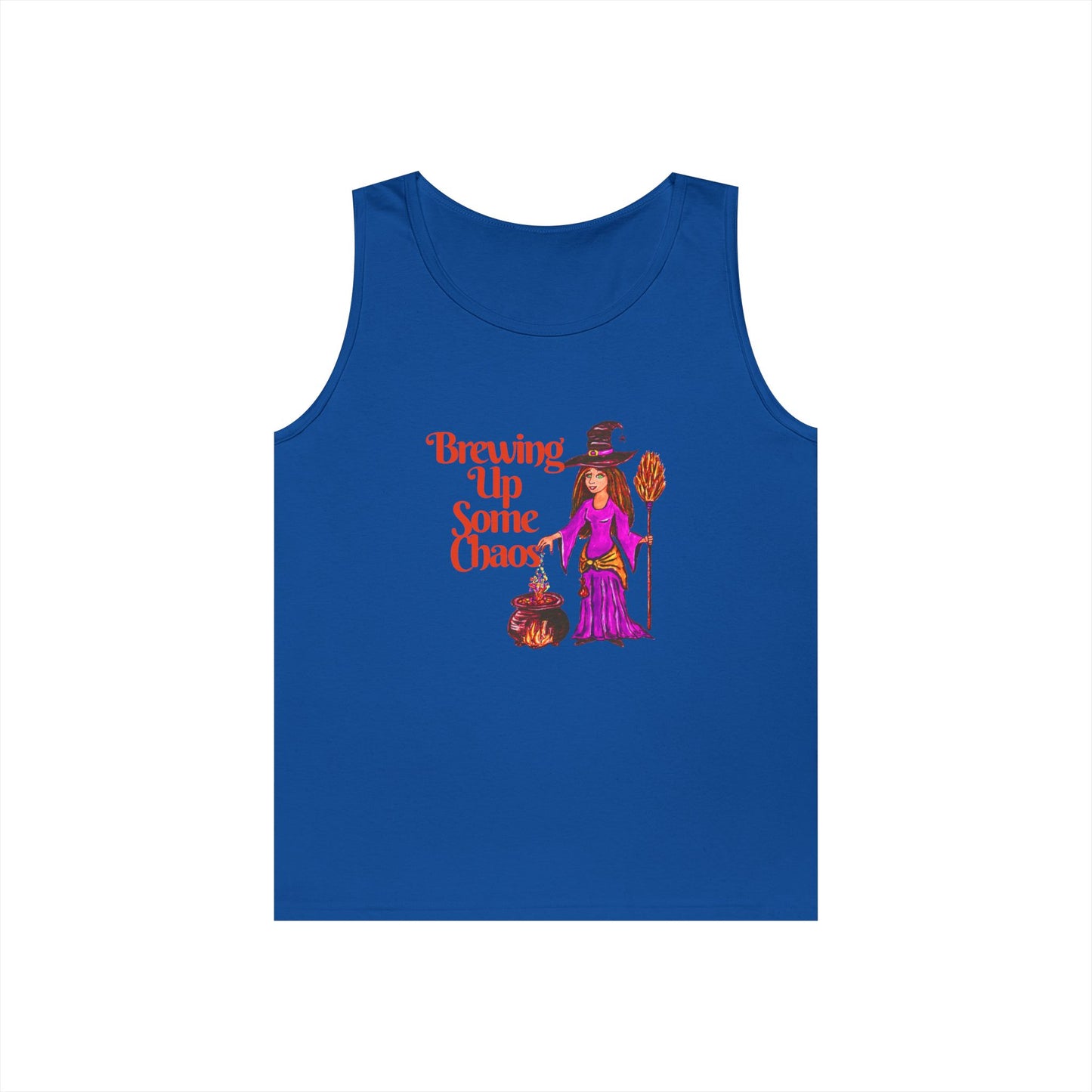 Brewing Up Some Chaos Unisex Heavy Cotton Tank Top