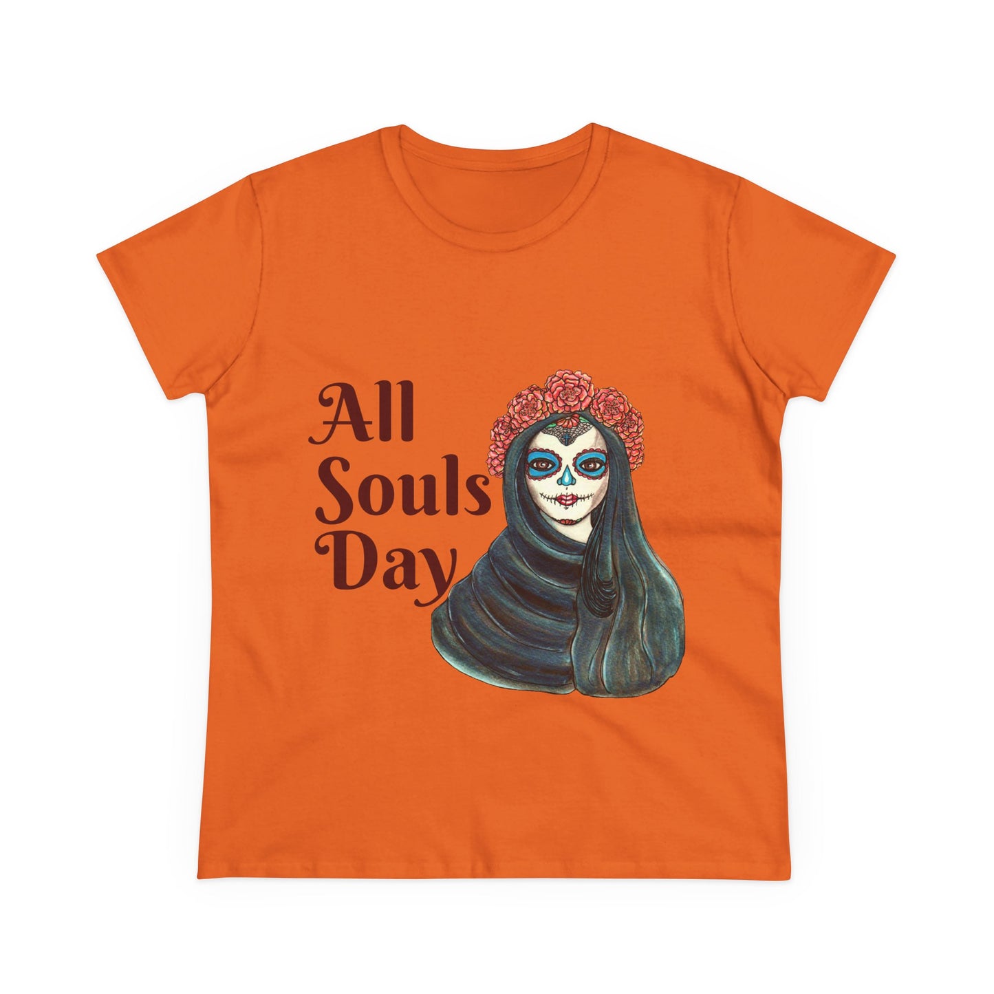 All Souls Day Women's Midweight Cotton Tee