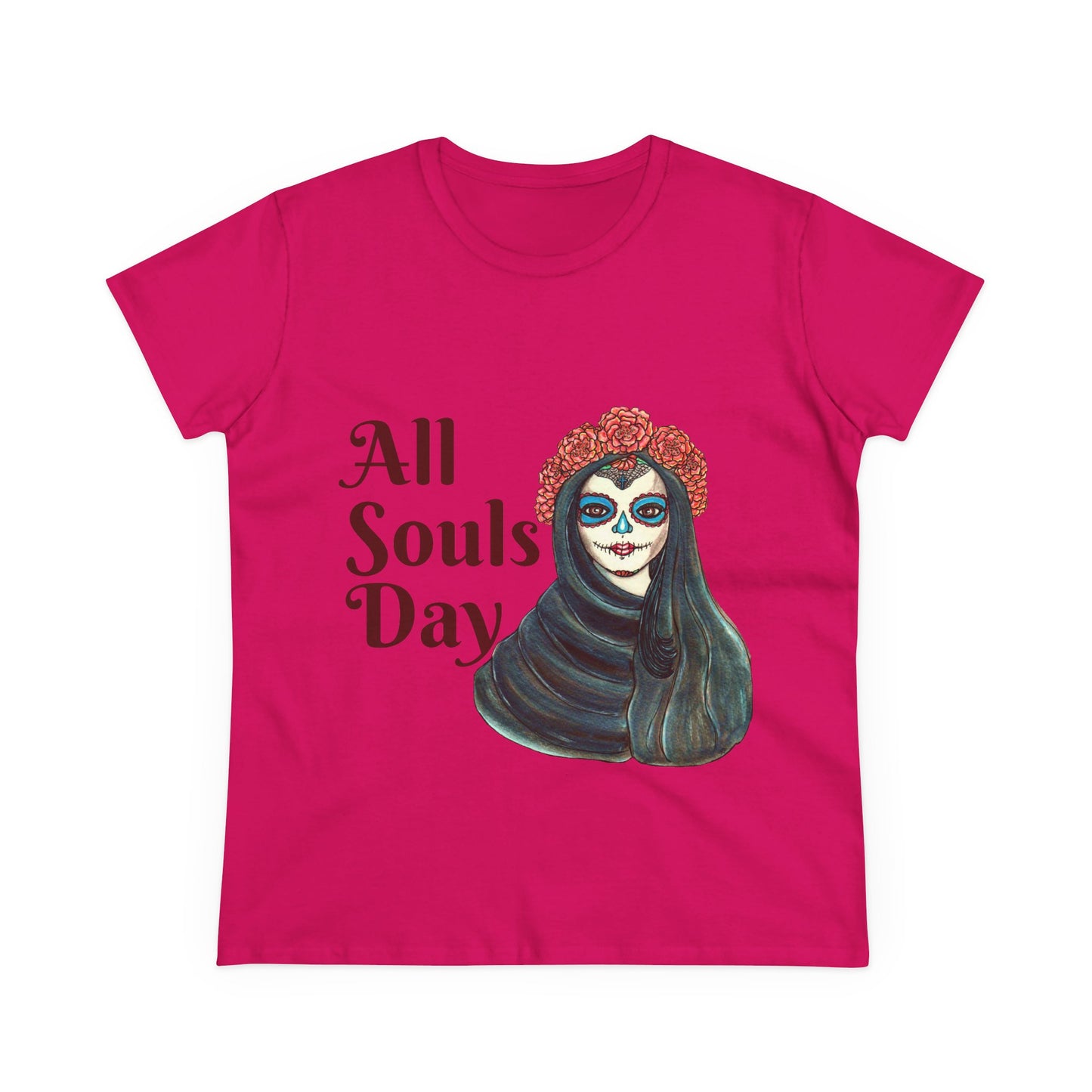 All Souls Day Women's Midweight Cotton Tee