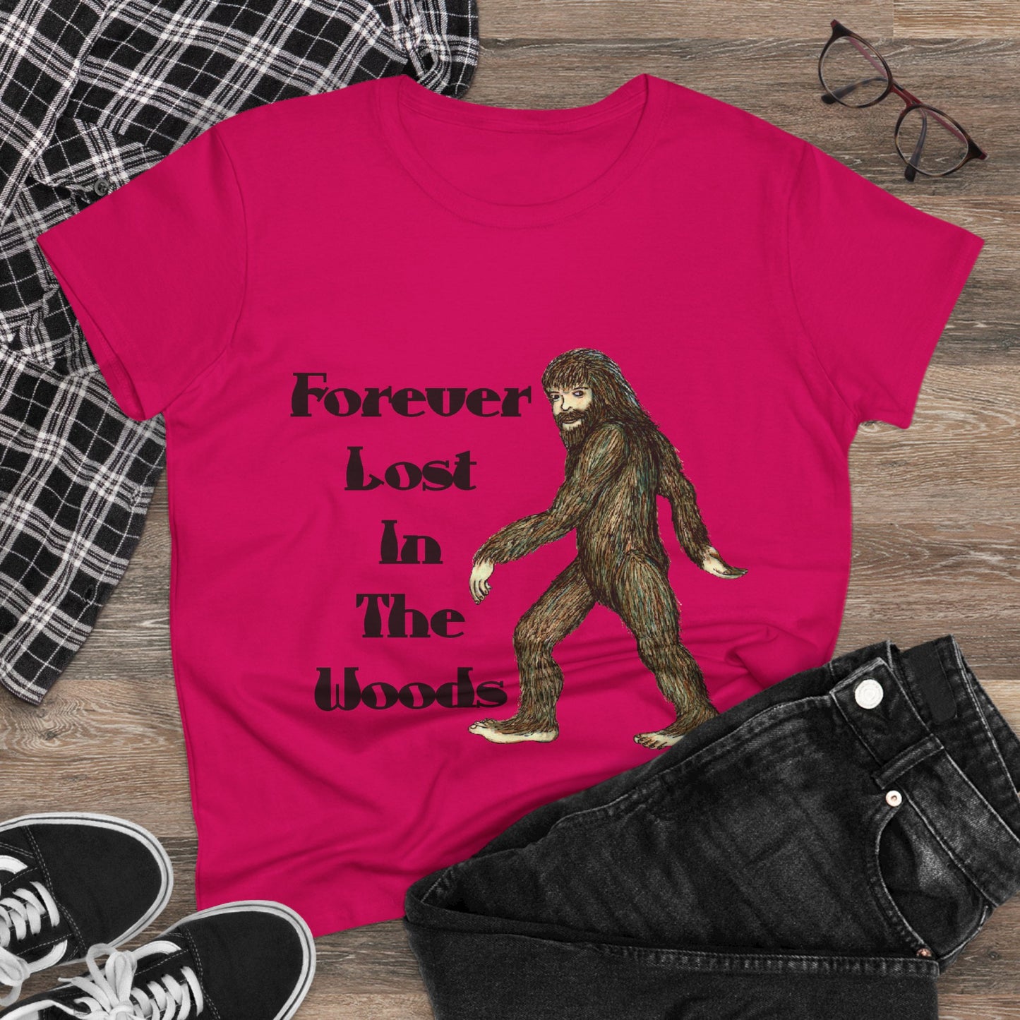 Lost in the Woods Women's Midweight Cotton Tee