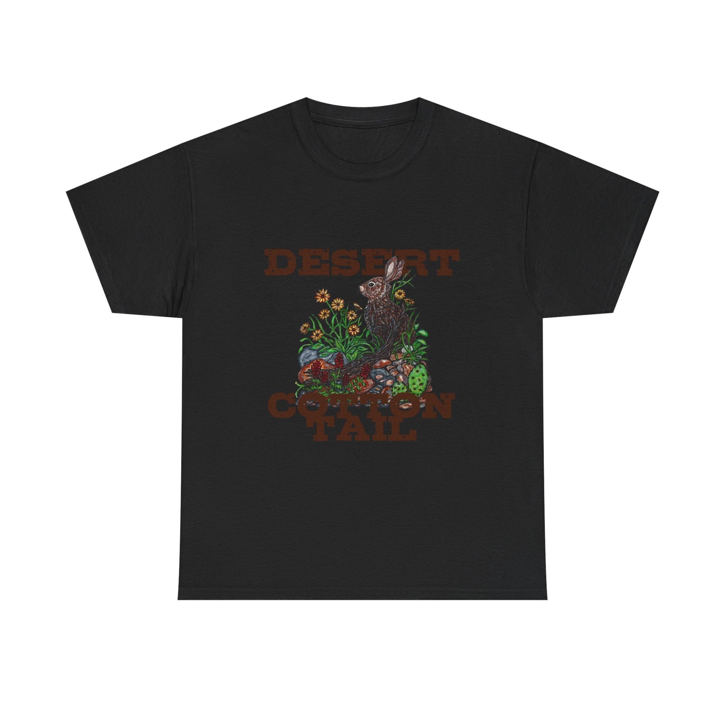 Desert Cottontail Unisex Heavy Cotton Tee