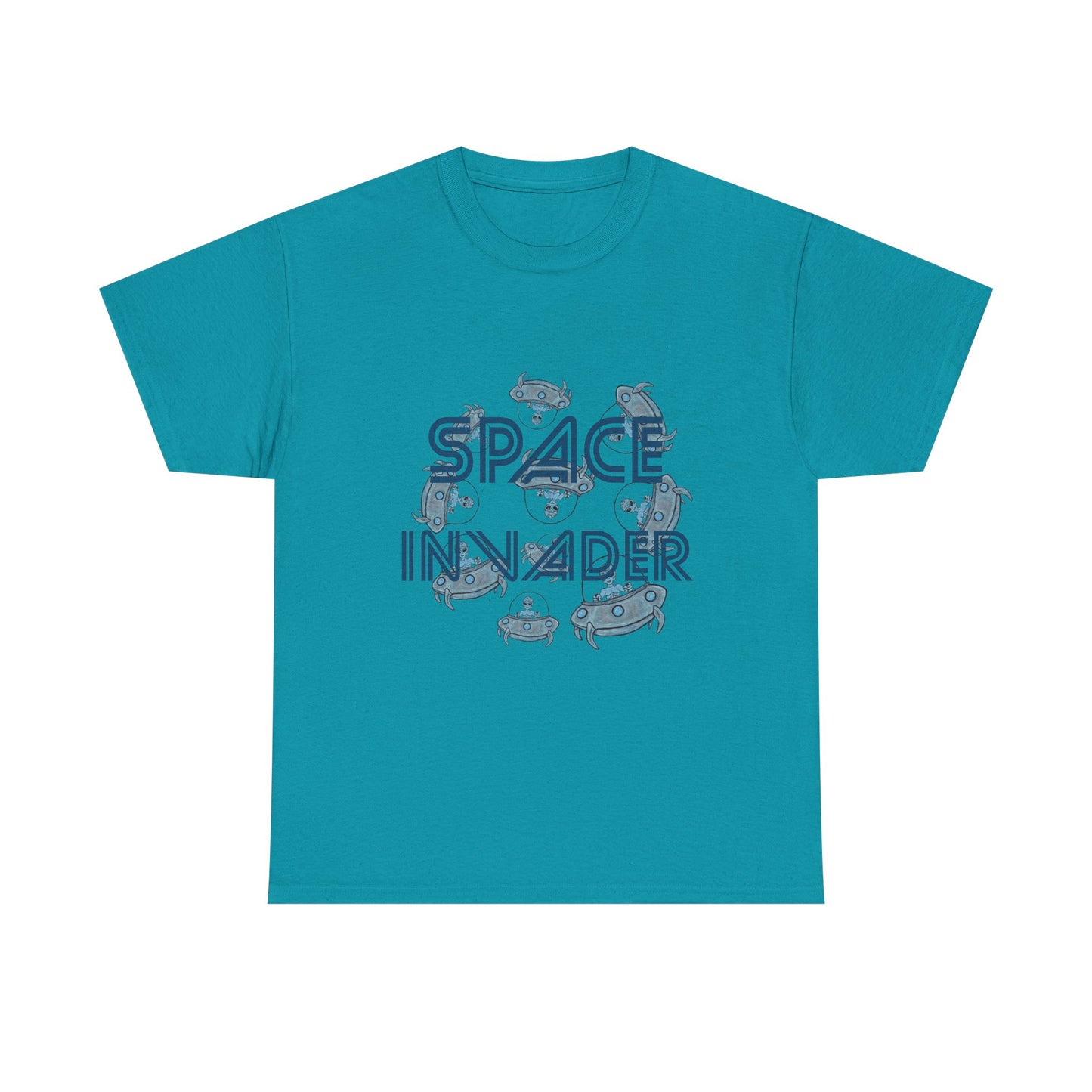 Space Invader Unisex Heavy Cotton Tee