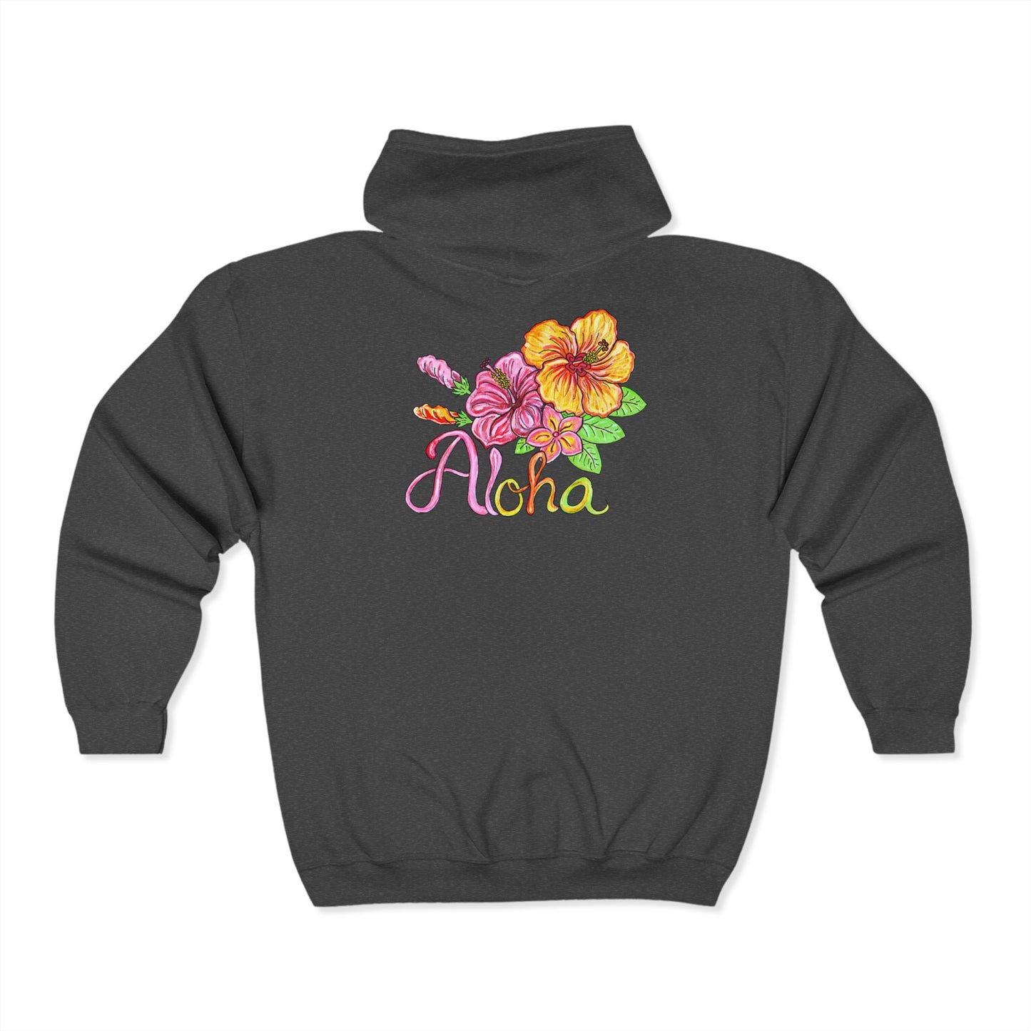 Aloha Unisex Heavy Blend™ Full Zip Hooded Sweatshirt