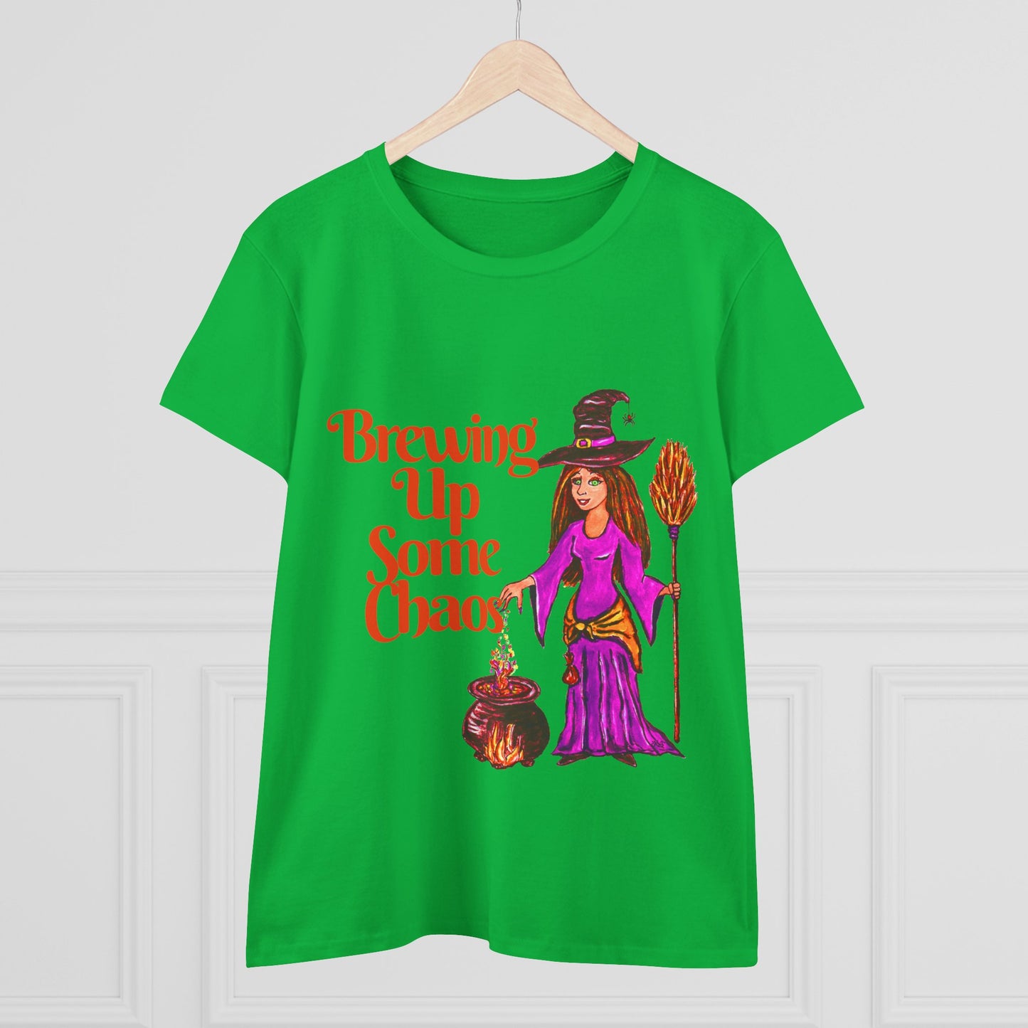 Brewing Up Some Chaos Women's Midweight Cotton Tee