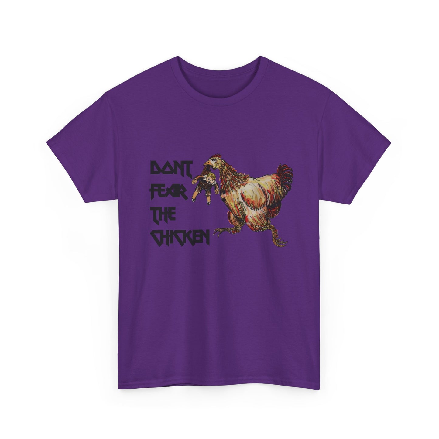 Don't Fear the Chicken Unisex Heavy Cotton Tee