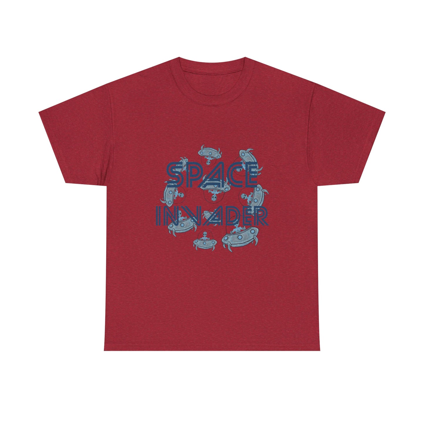 Space Invader Unisex Heavy Cotton Tee