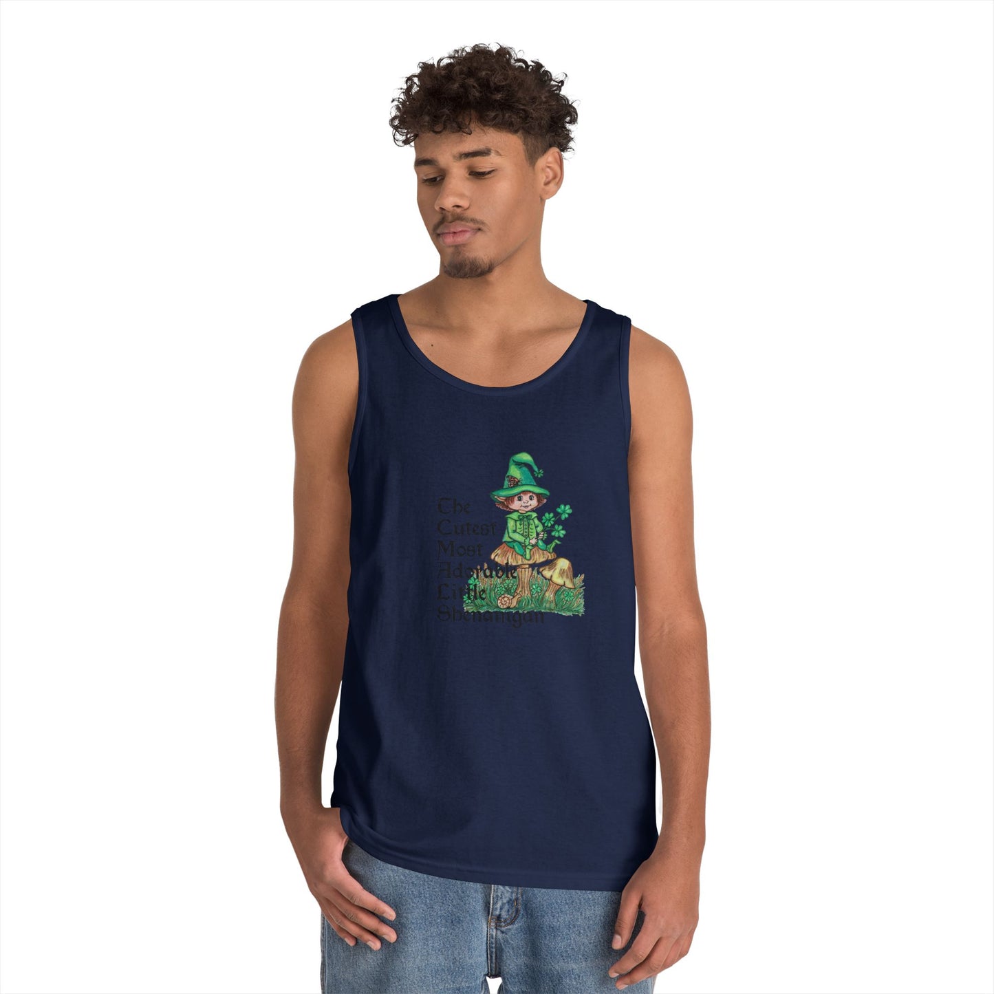 Cutest Leprechaun Unisex Heavy Cotton Tank Top