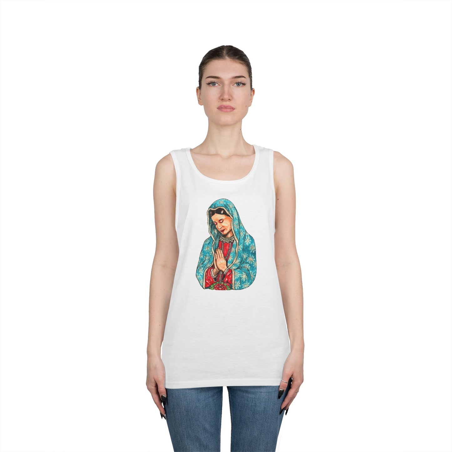 Mary Unisex Heavy Cotton Tank Top