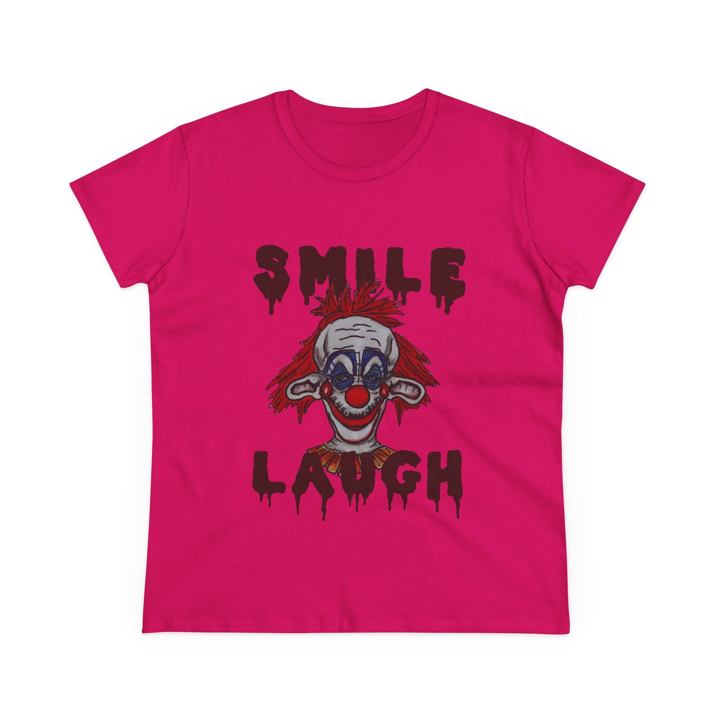 Smile, Laugh Women's Midweight Cotton Tee
