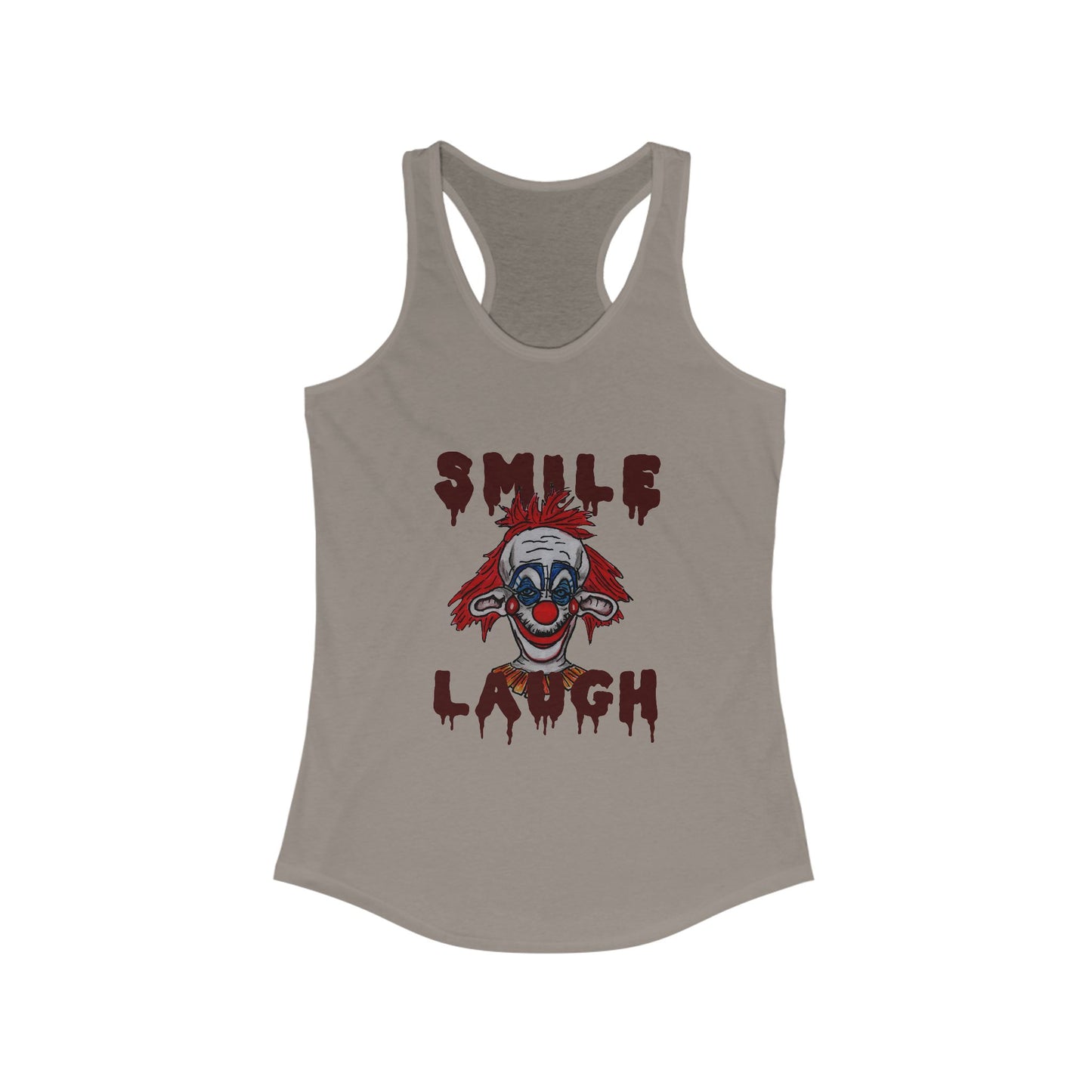 Smile, Laugh Women's Ideal Racerback Tank