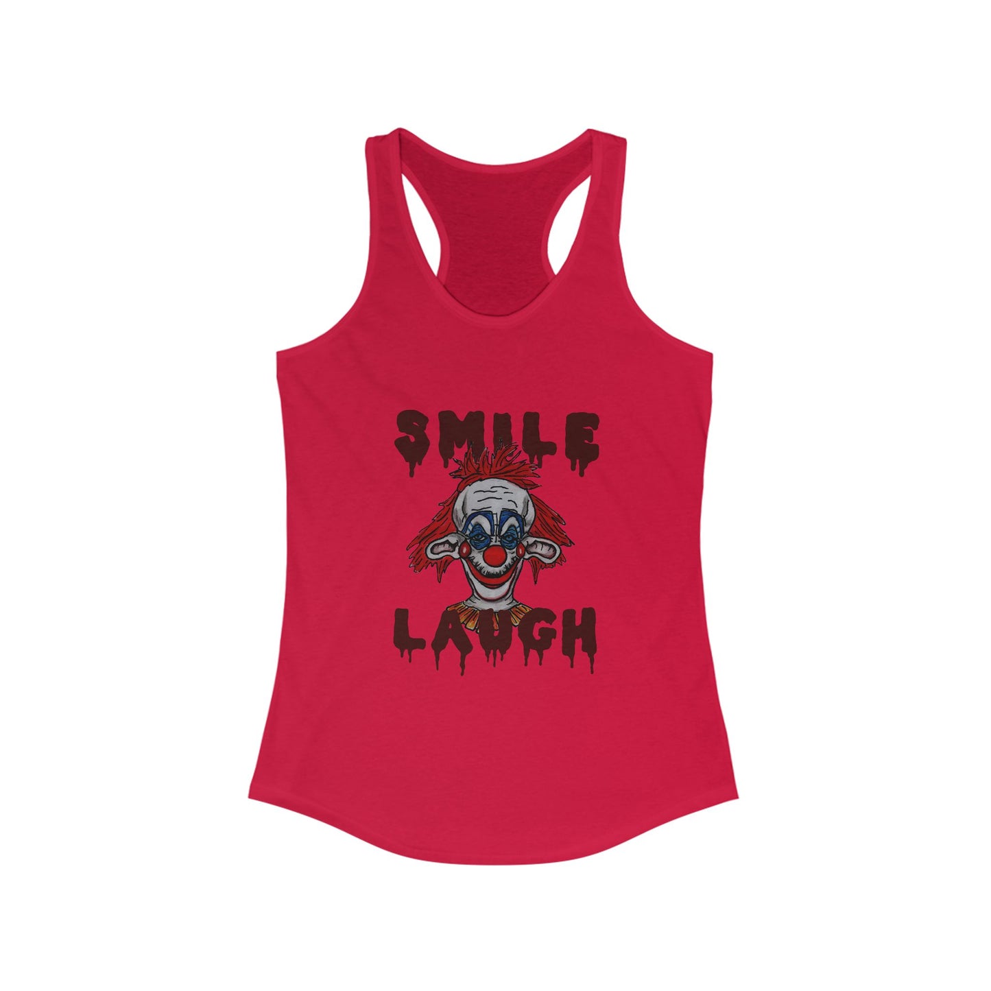 Smile, Laugh Women's Ideal Racerback Tank