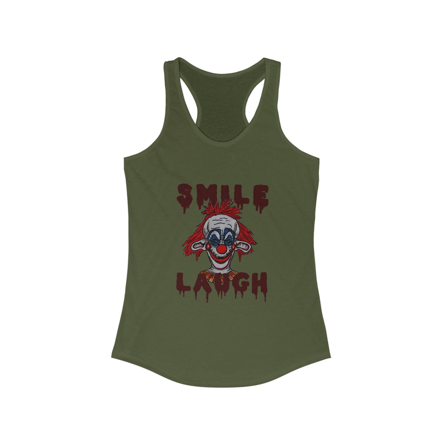 Smile, Laugh Women's Ideal Racerback Tank