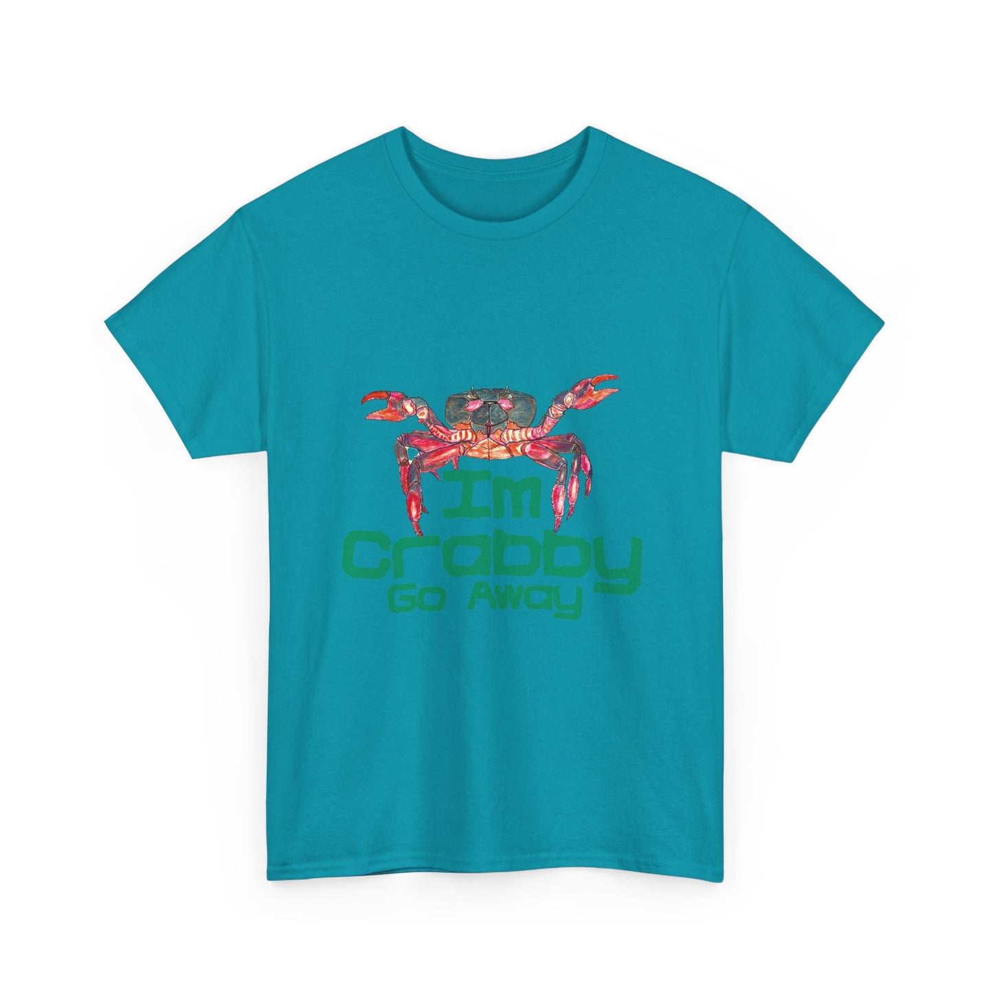 I'm Crabby Go Away Unisex Heavy Cotton Tee
