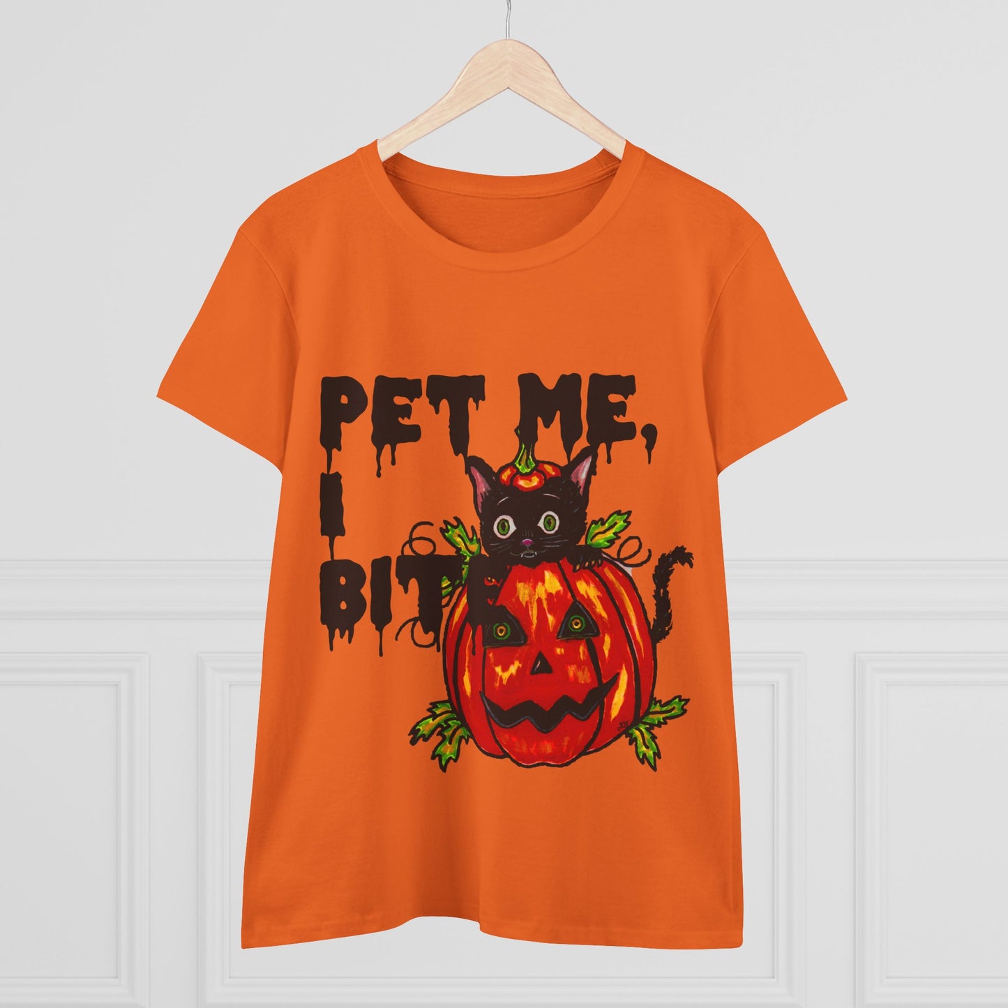 Pet Me Women's Midweight Cotton Tee
