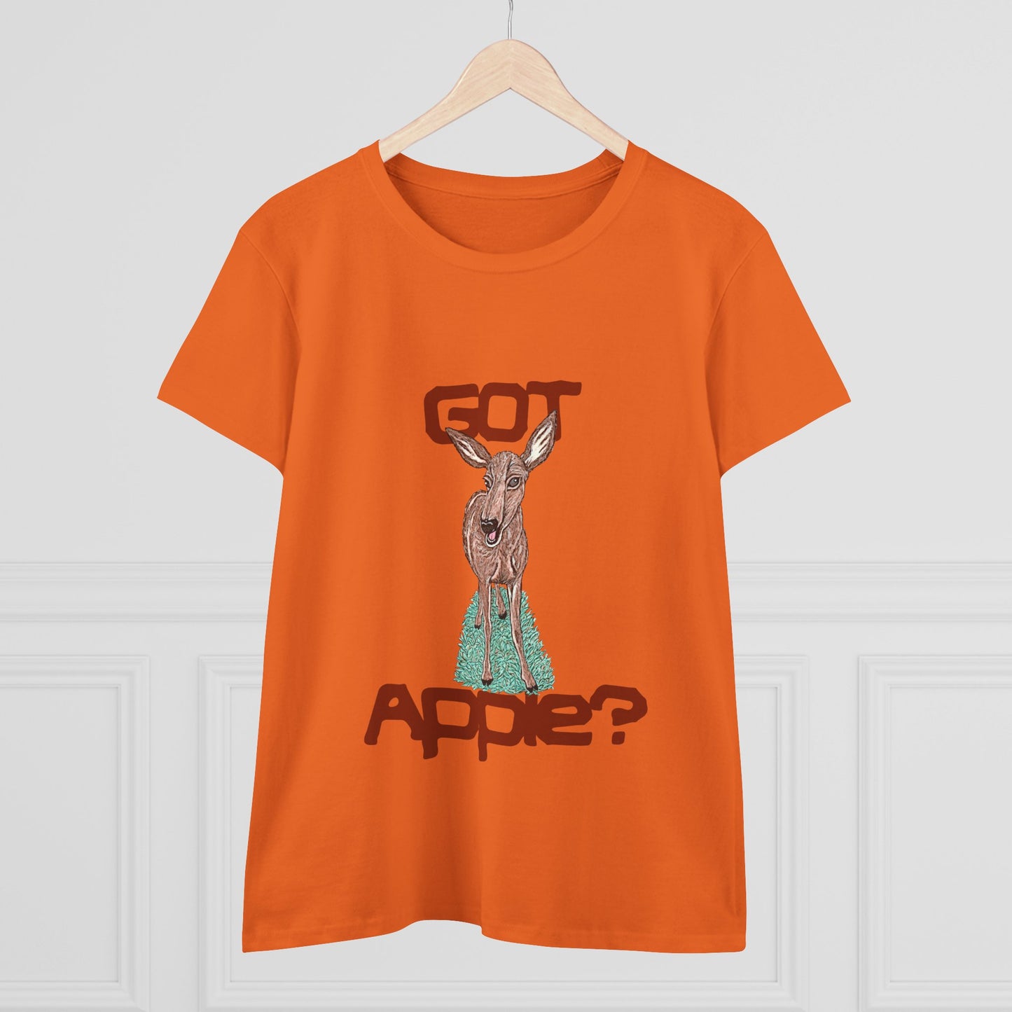Got Apple? Women's Midweight Cotton Tee