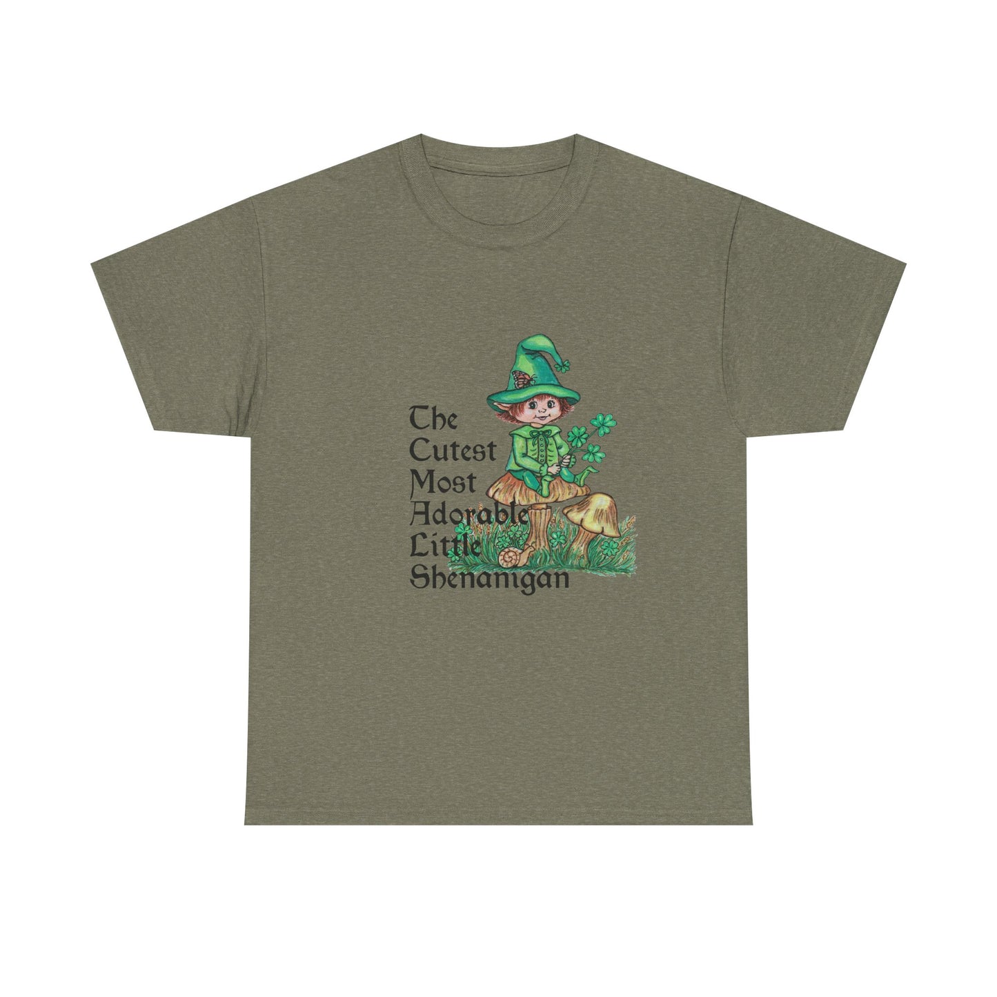 Cutest Leprechaun Unisex Heavy Cotton Tee