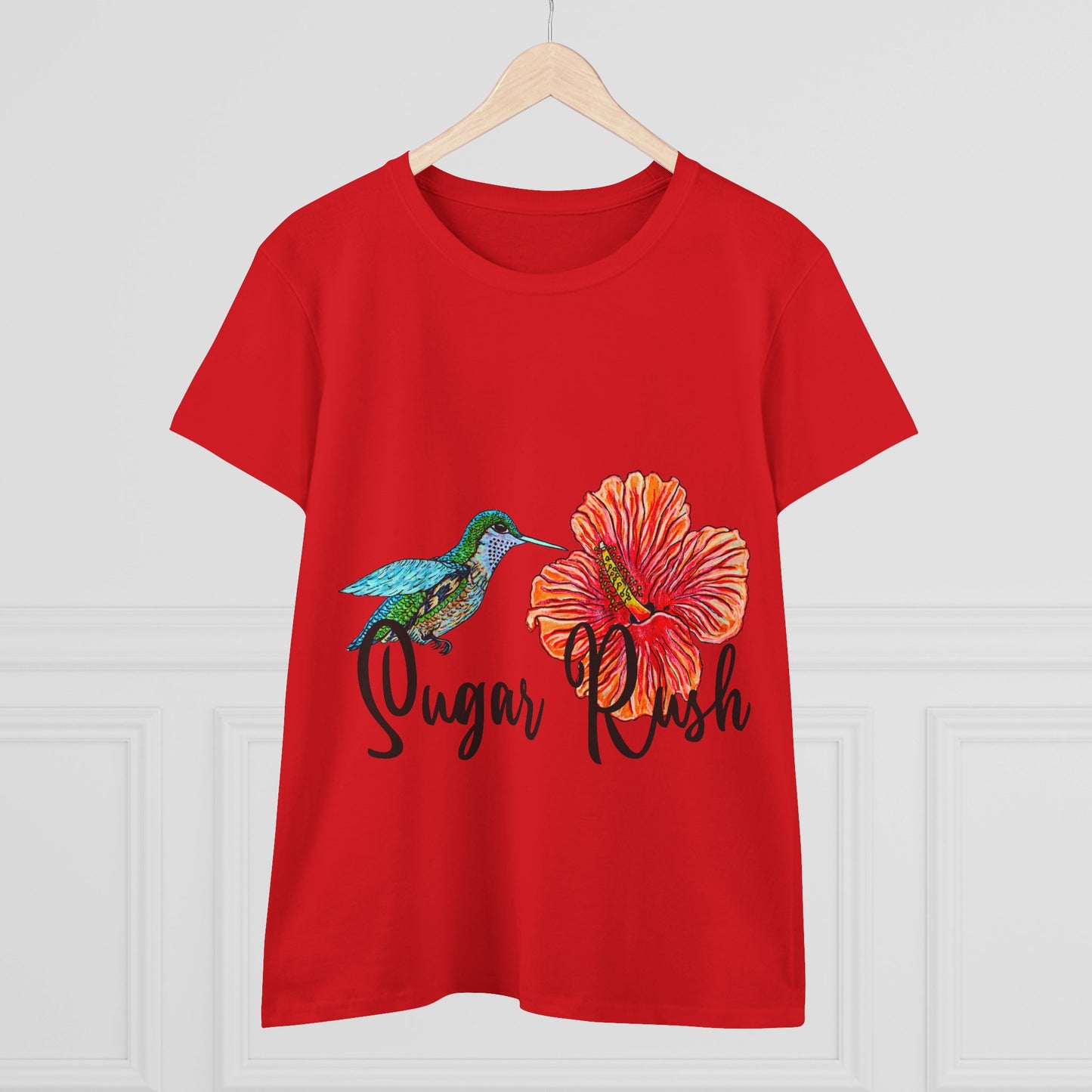 Sugar Rush Women's Midweight Cotton Tee
