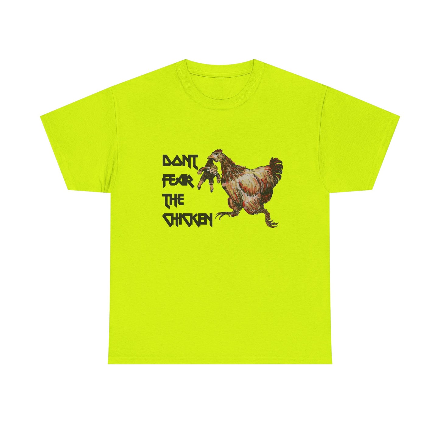 Don't Fear the Chicken Unisex Heavy Cotton Tee