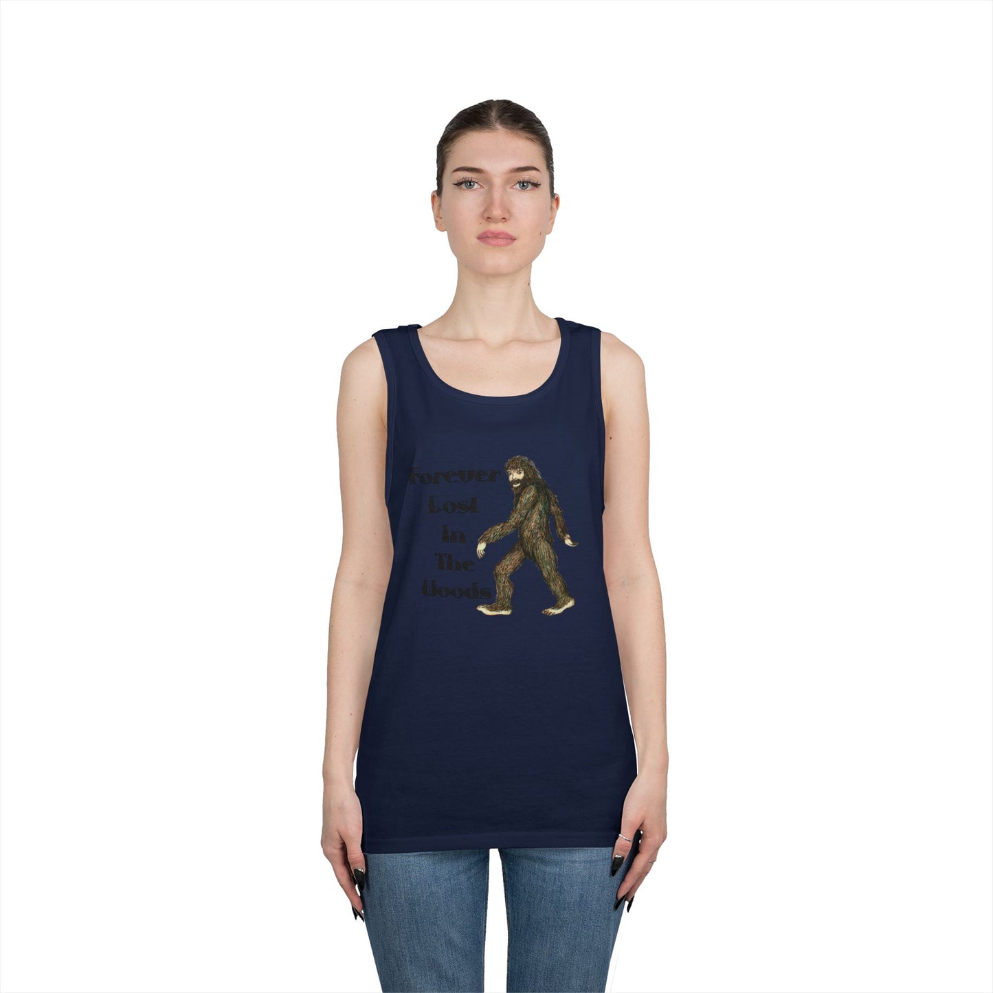 Lost in the Woods Unisex Heavy Cotton Tank Top