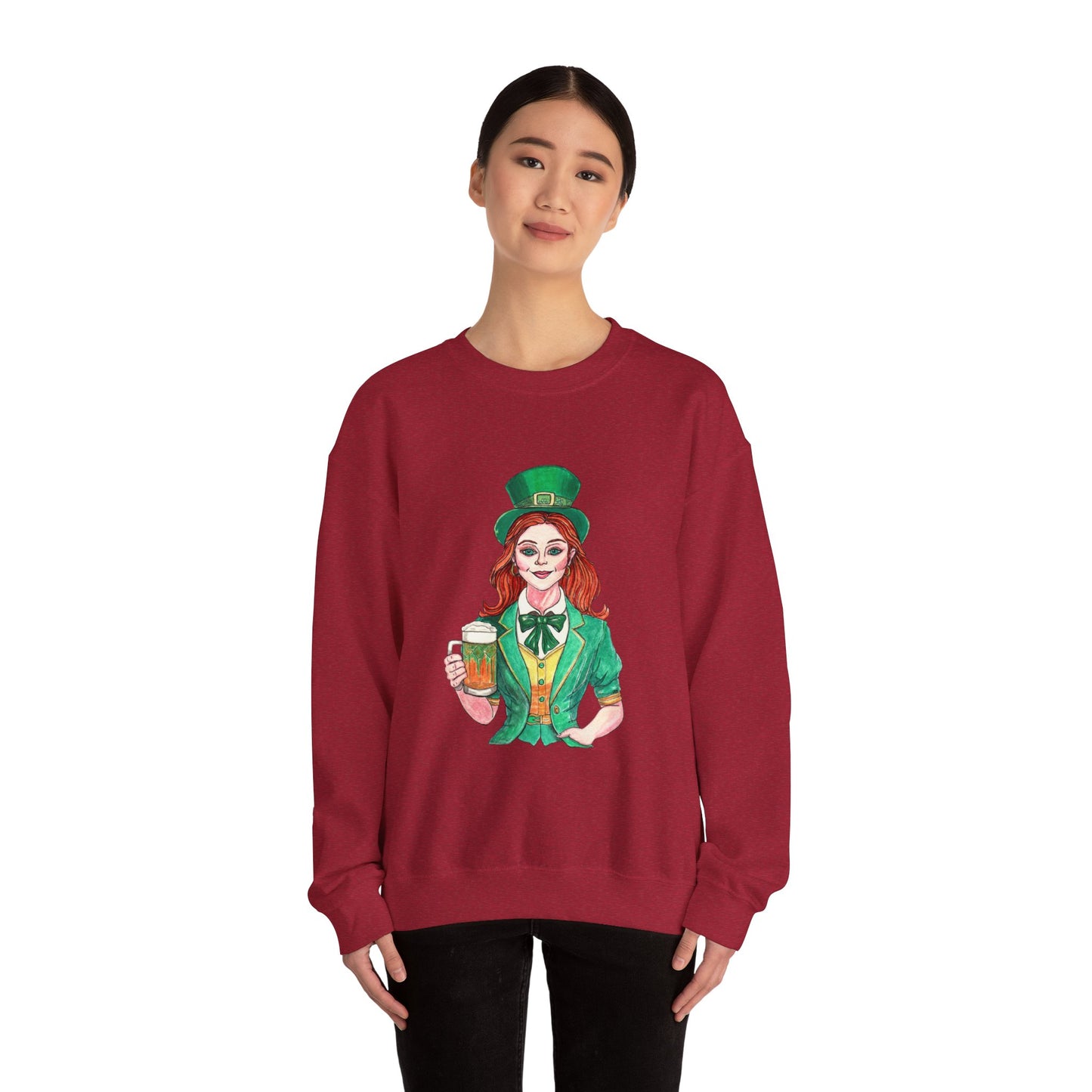 Paddys Day Cheers Unisex Heavy Blend™ Crewneck Sweatshirt