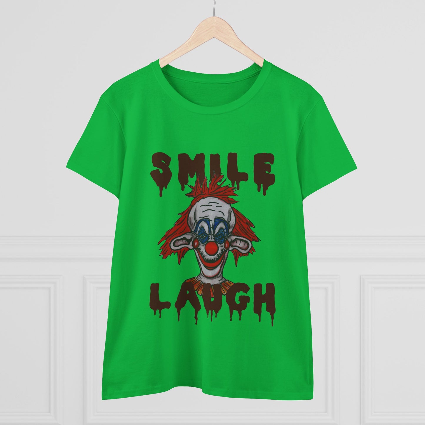 Smile, Laugh Women's Midweight Cotton Tee