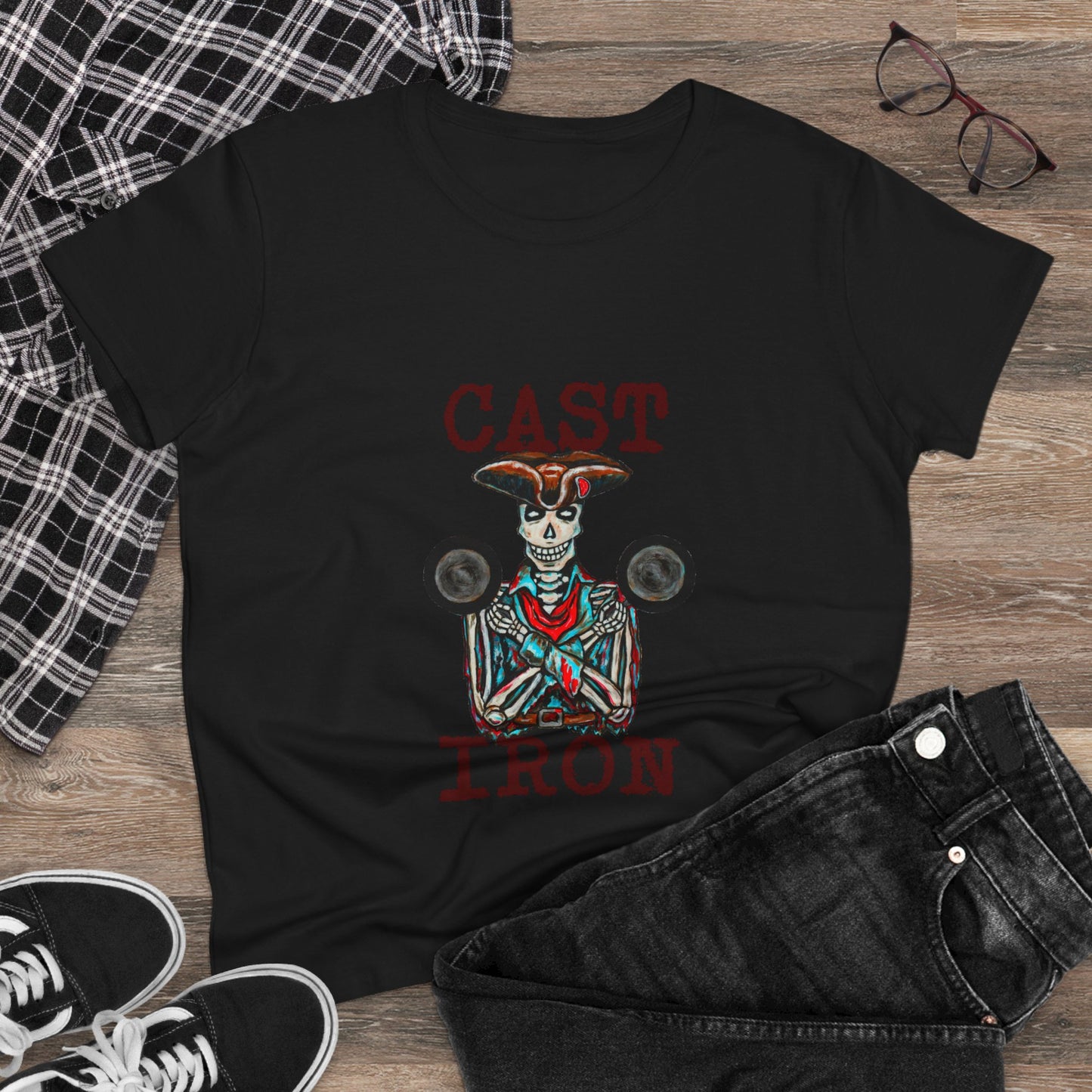 Cast Iron Women's Midweight Cotton Tee