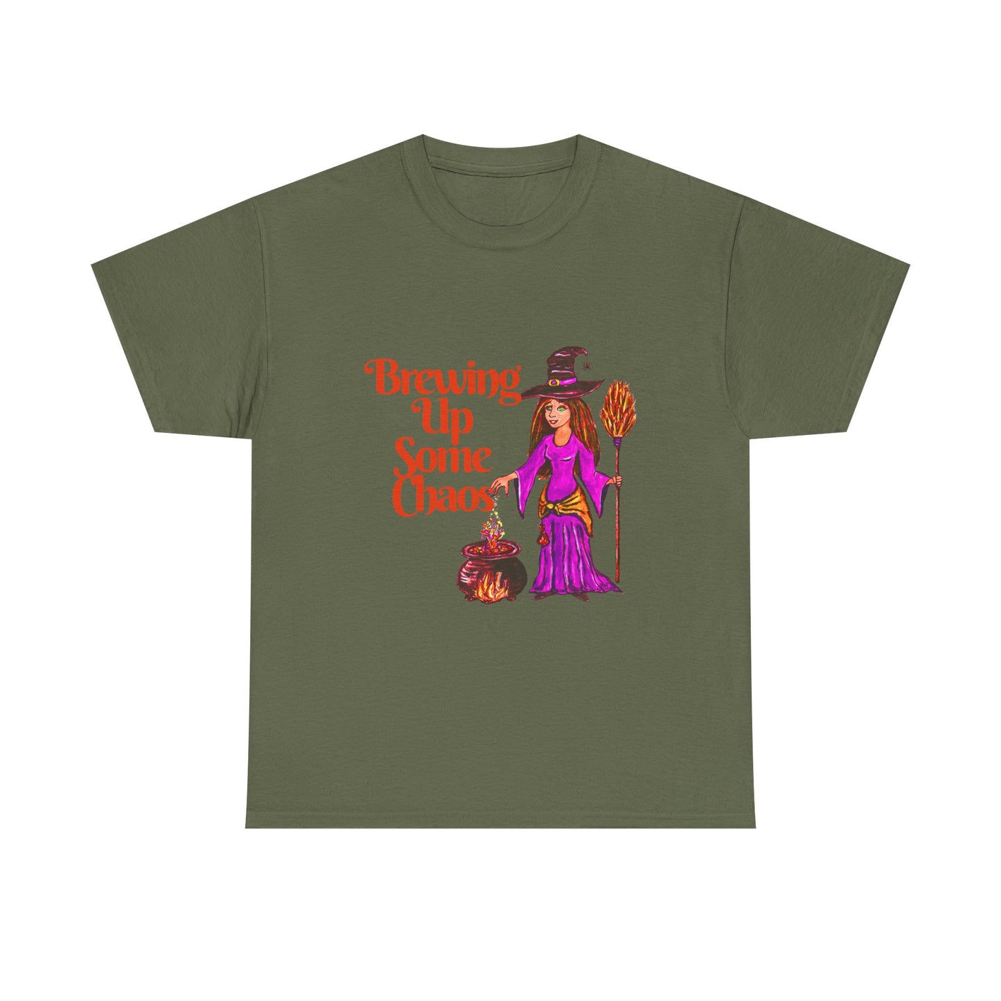 Brewing Up Some Chaos Unisex Heavy Cotton Tee