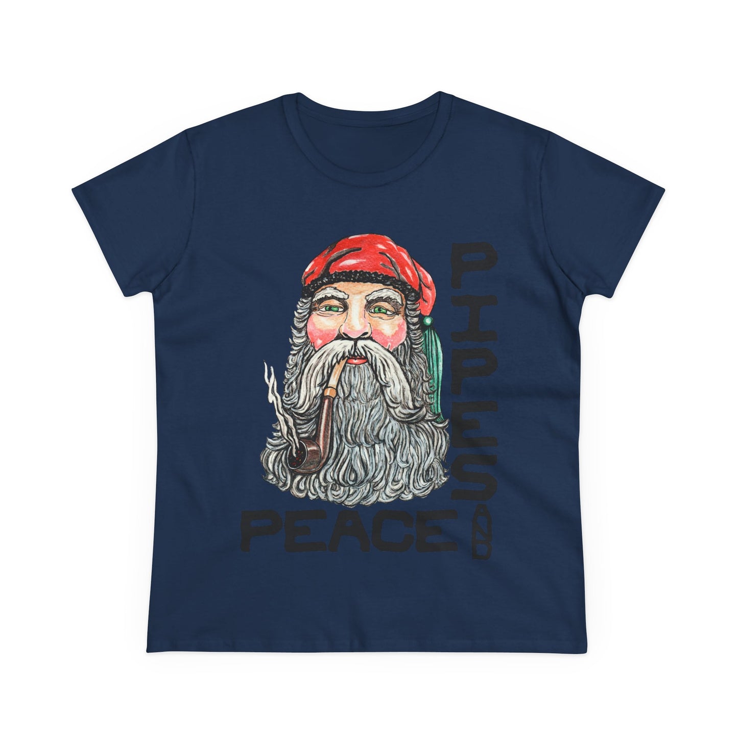 Pipes and Peace Women's Midweight Cotton Tee