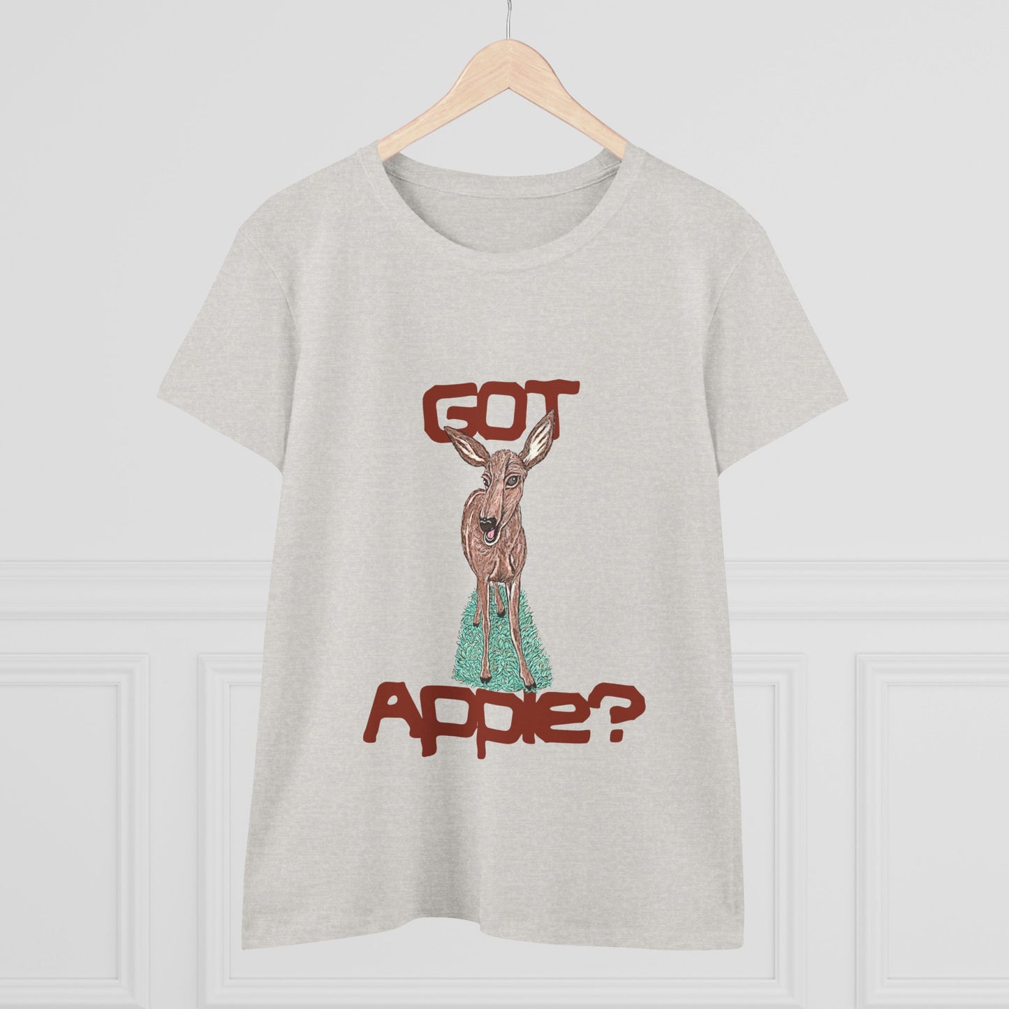 Got Apple? Women's Midweight Cotton Tee