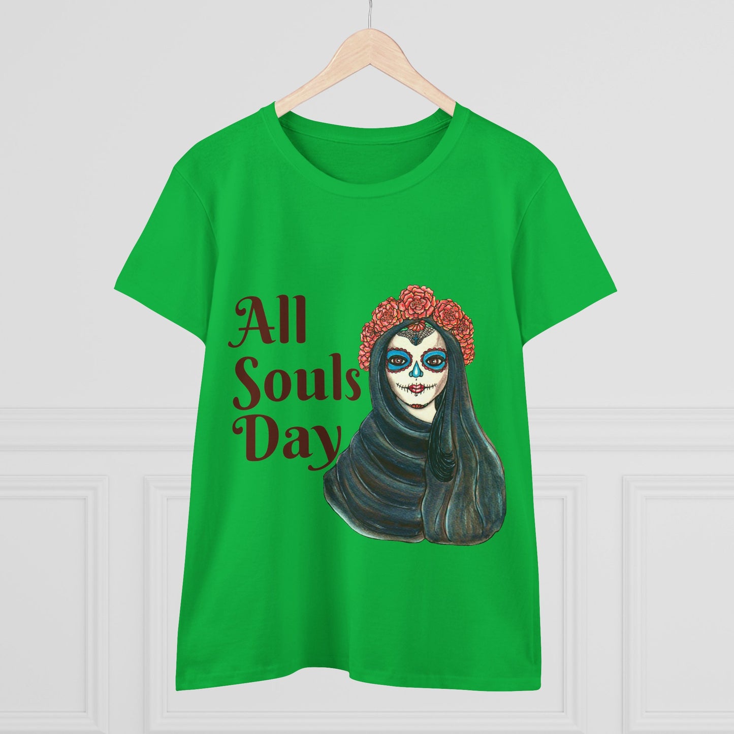 All Souls Day Women's Midweight Cotton Tee