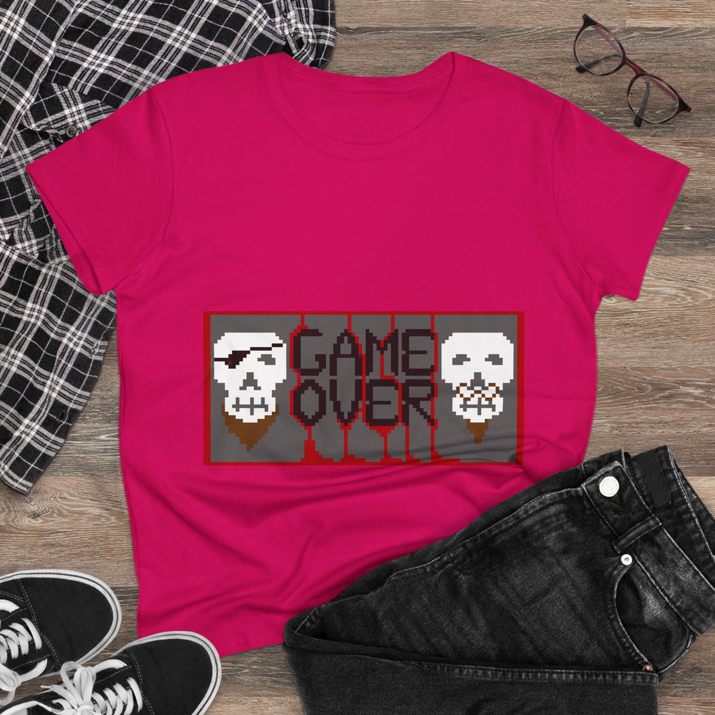 Game Over Women's Midweight Cotton Tee