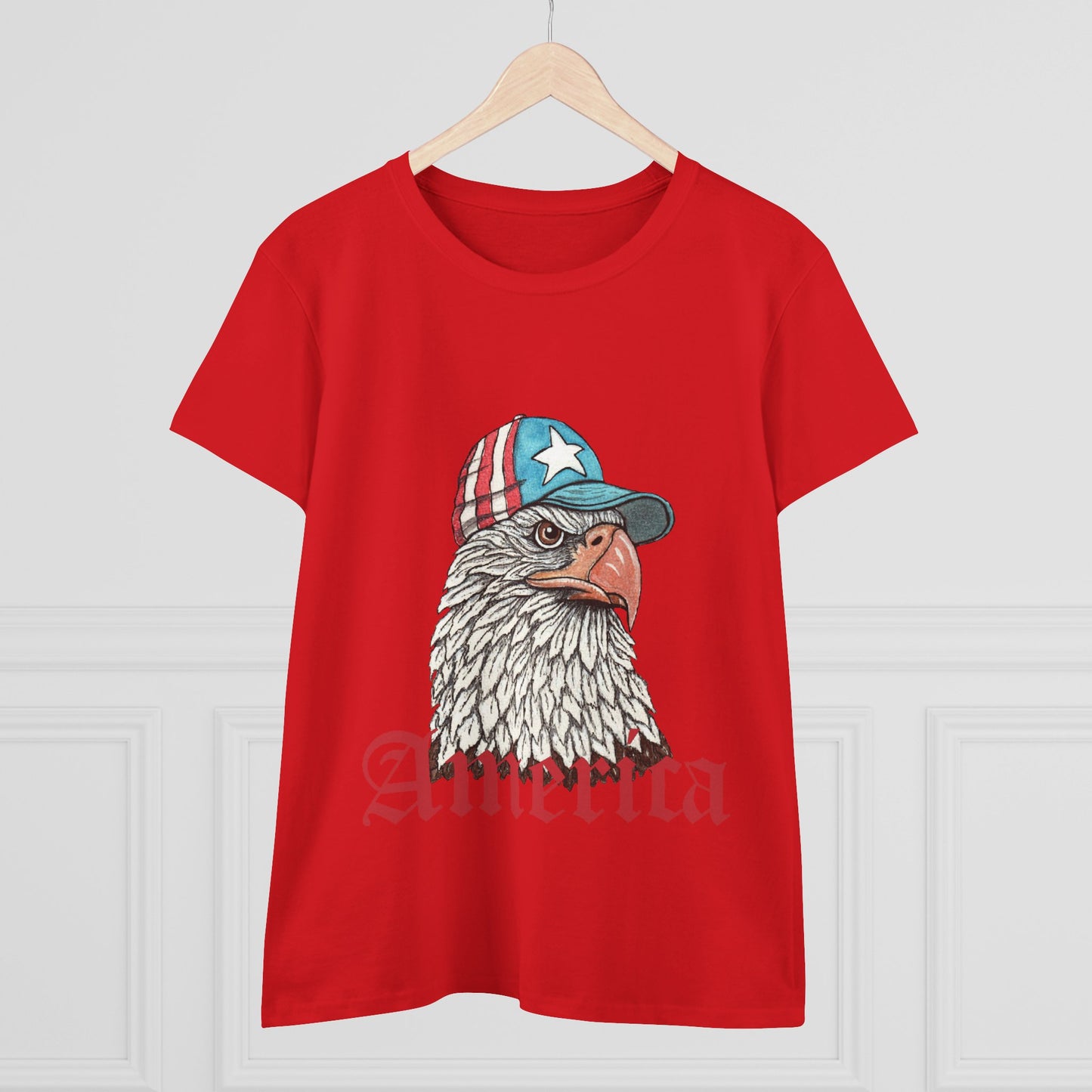 Eagle America Women's Midweight Cotton Tee