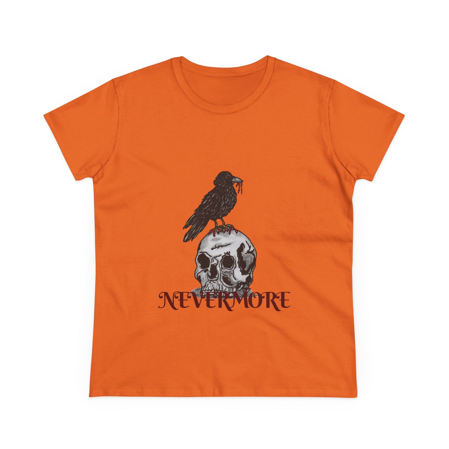 Nevermore Women's Midweight Cotton Tee