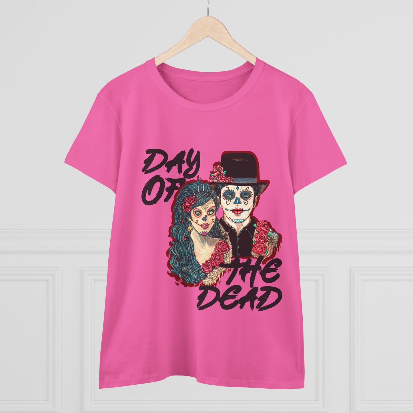 Day of the Dead Women's Midweight Cotton Tee