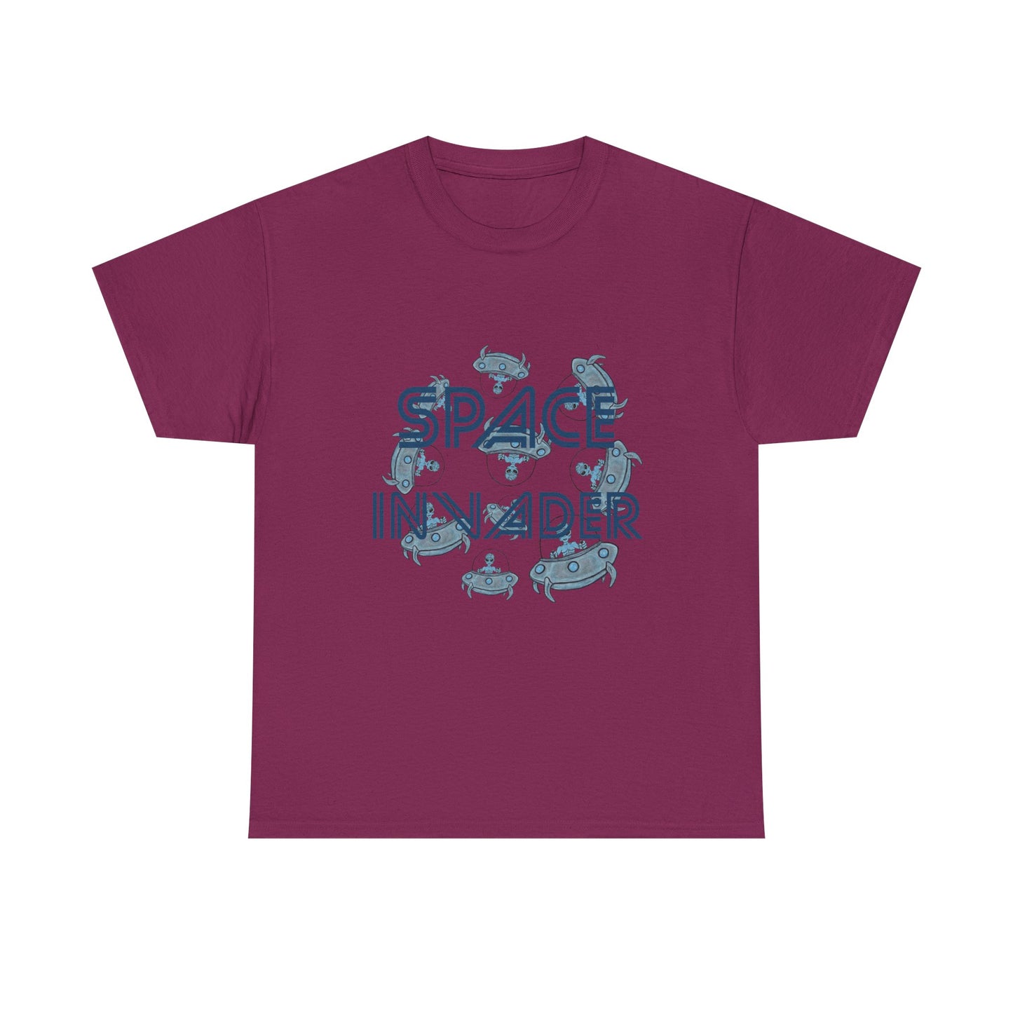 Space Invader Unisex Heavy Cotton Tee