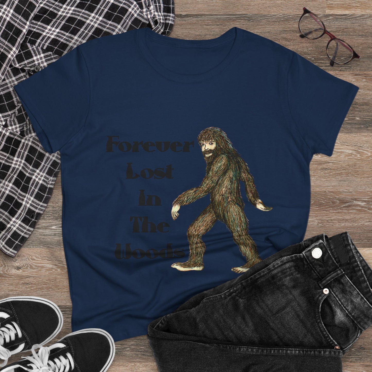 Lost in the Woods Women's Midweight Cotton Tee